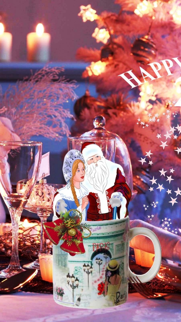 Table, Le Jour De Noël, Décoration de Noël, Les Lumières de Noël, Événement. Wallpaper in 720x1280 Resolution