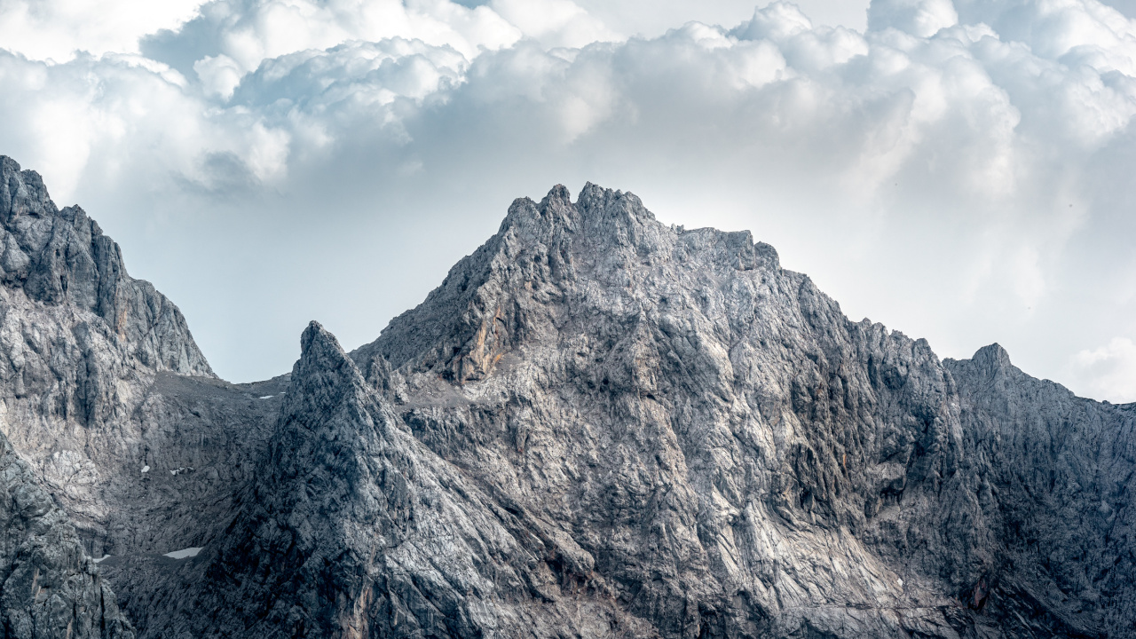 Neuschwanstein Castle, France, Mountain, Nature, Cloud. Wallpaper in 1280x720 Resolution