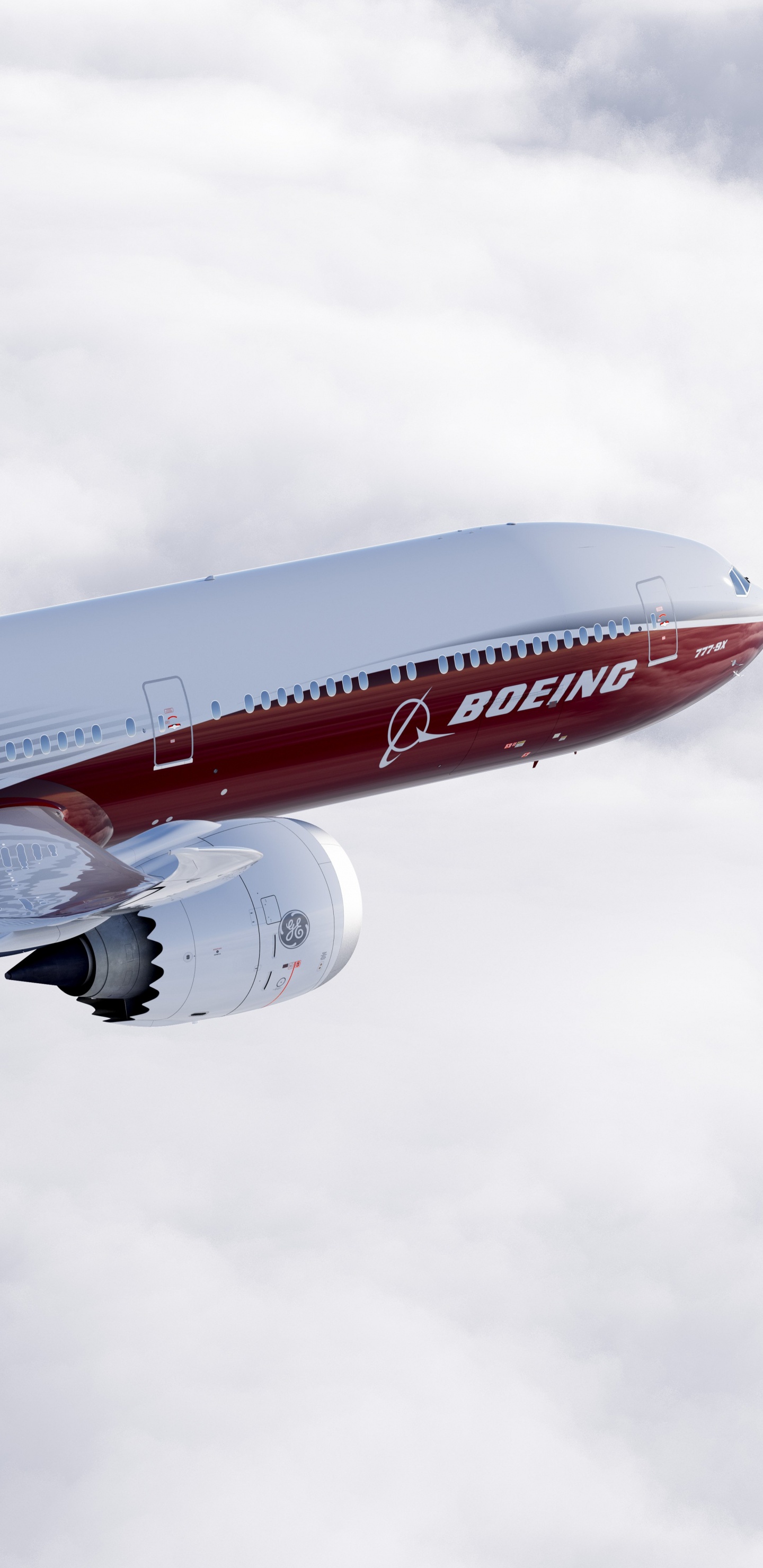 波音 777x, 波音, 波音777, 航空, 航空公司 壁纸 1440x2960 允许