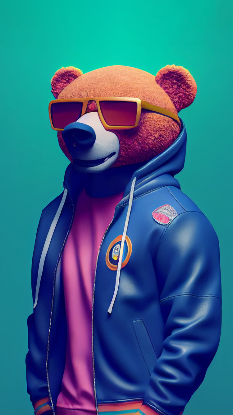 Azure, Lunettes, Purple, Manche, Geste. Wallpaper in 750x1334 Resolution