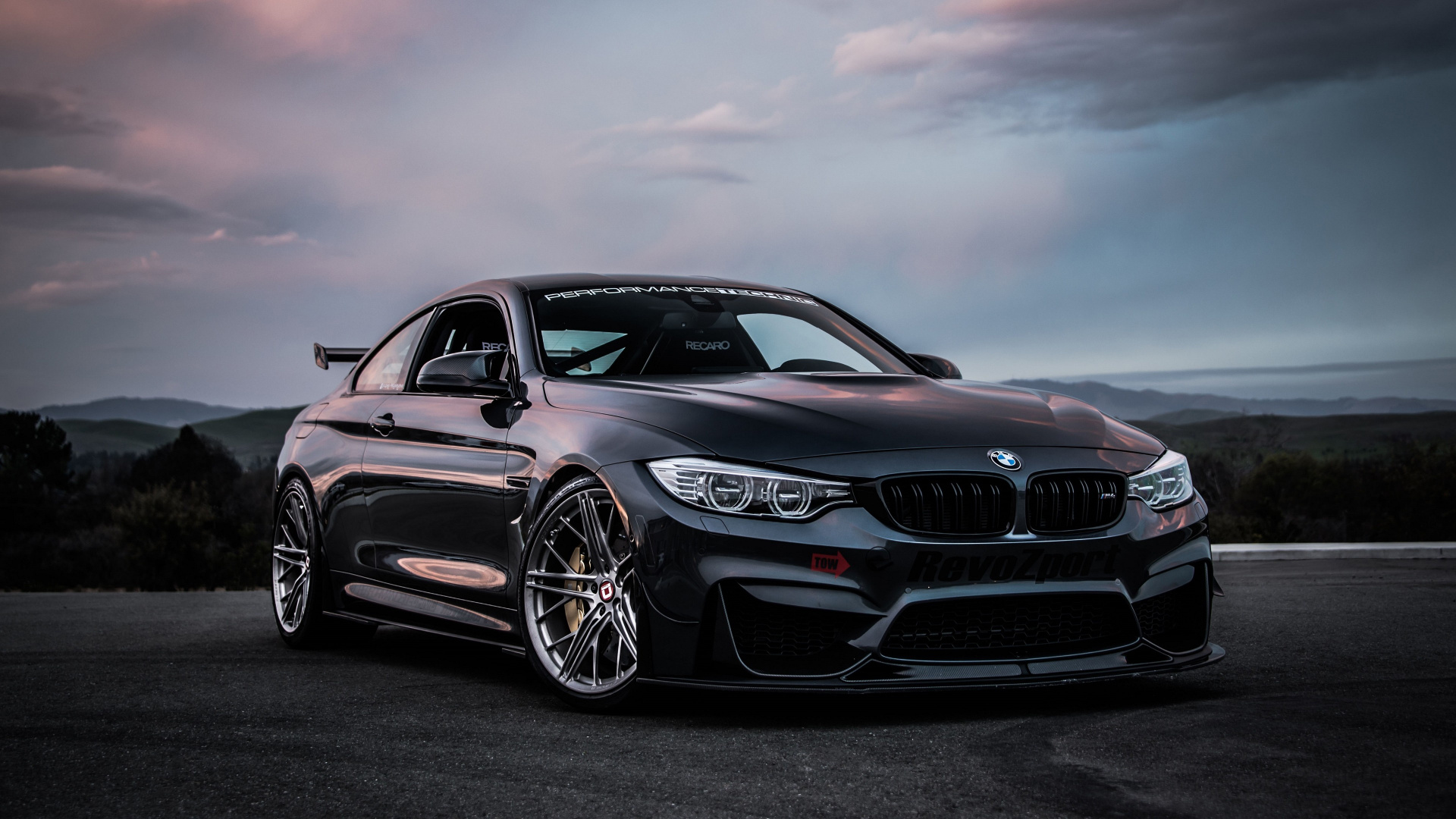 Negro Bmw m 3 Coupe. Wallpaper in 1920x1080 Resolution