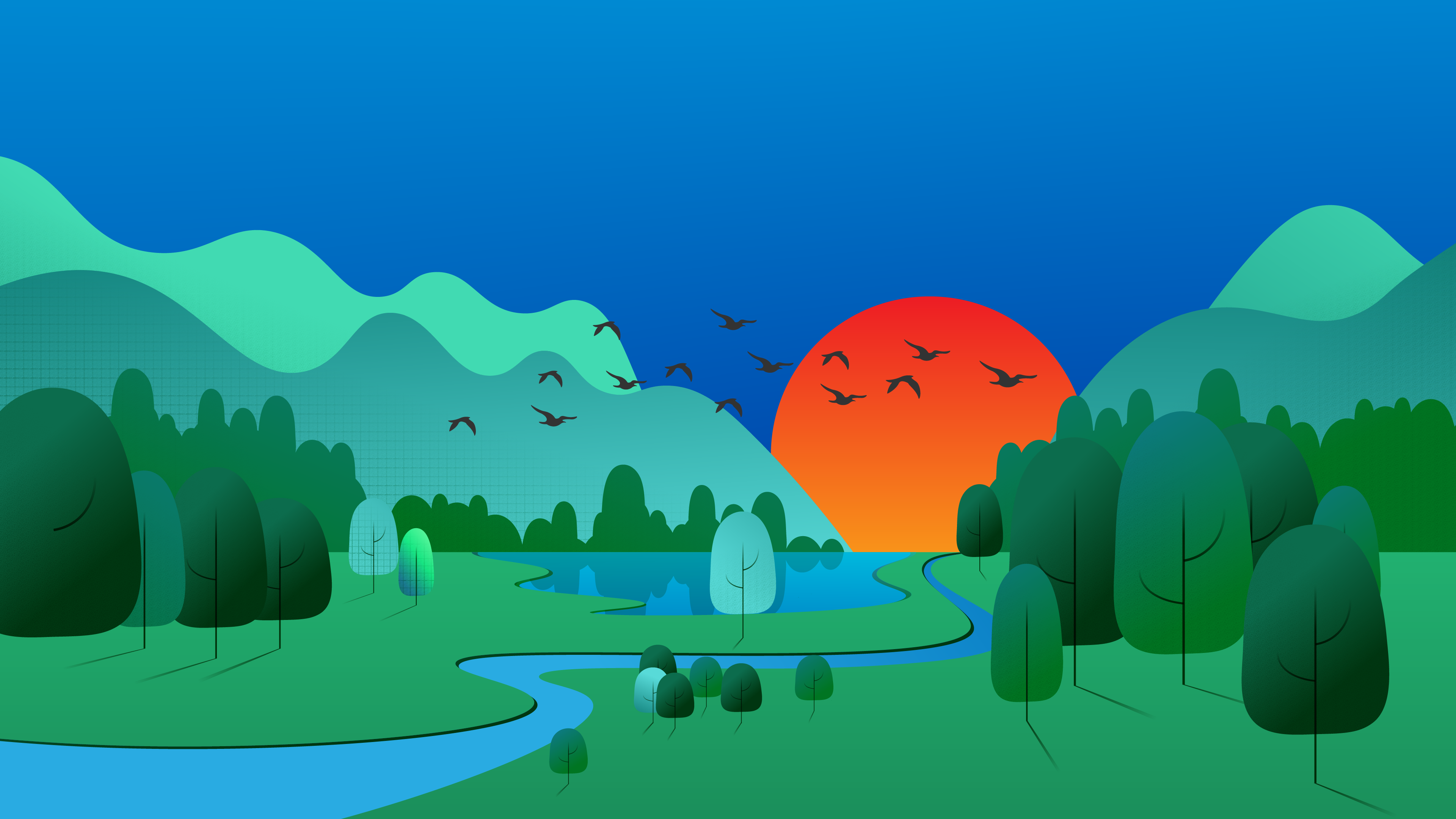 Art, Animation, Illustration, Graphique, Peinture D'art. Wallpaper in 3840x2160 Resolution