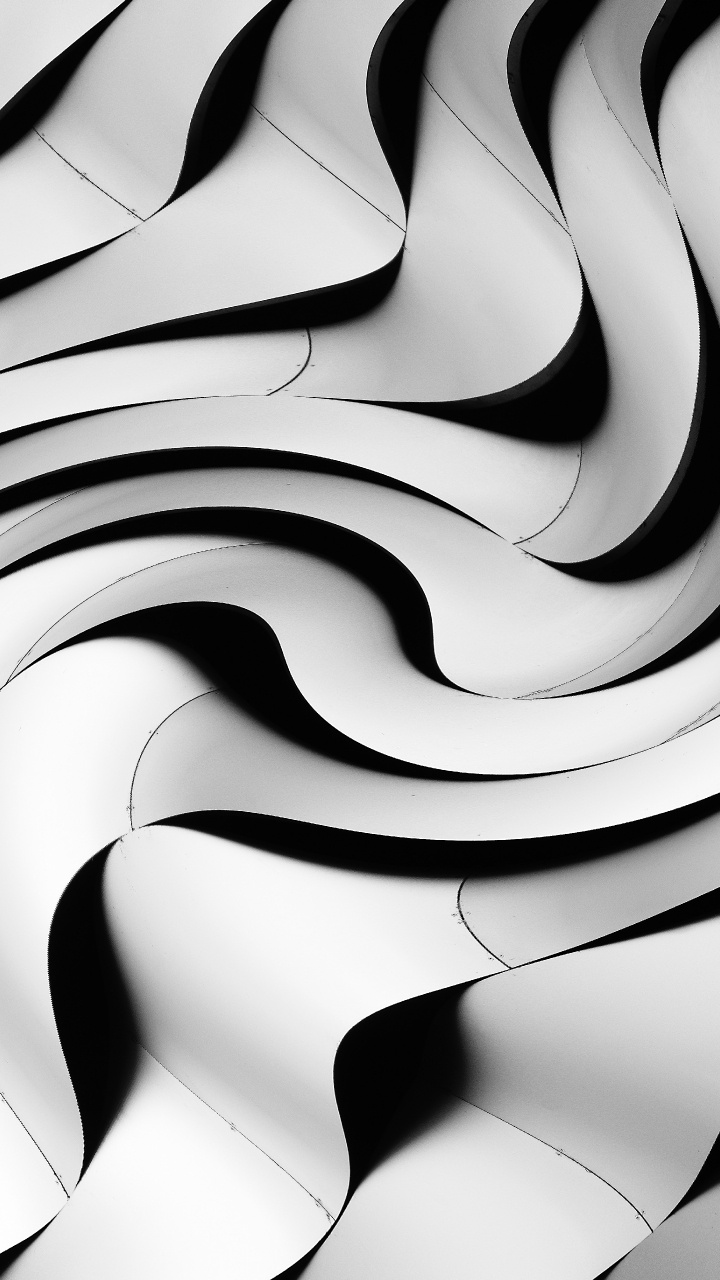 Textil de Rayas Blancas y Negras. Wallpaper in 720x1280 Resolution