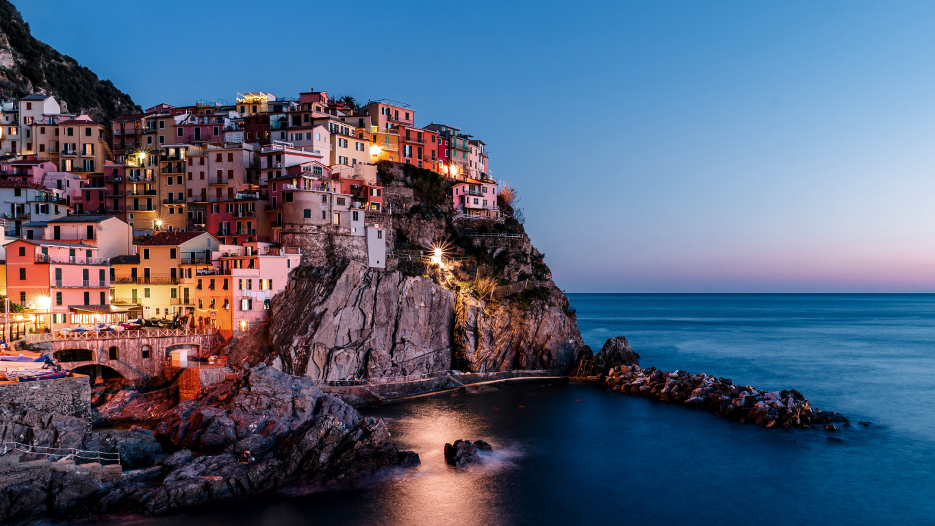 Cinque Terre National Park, Manarola, Vernazza, National Park, Arches National Park. Wallpaper in 1366x768 Resolution
