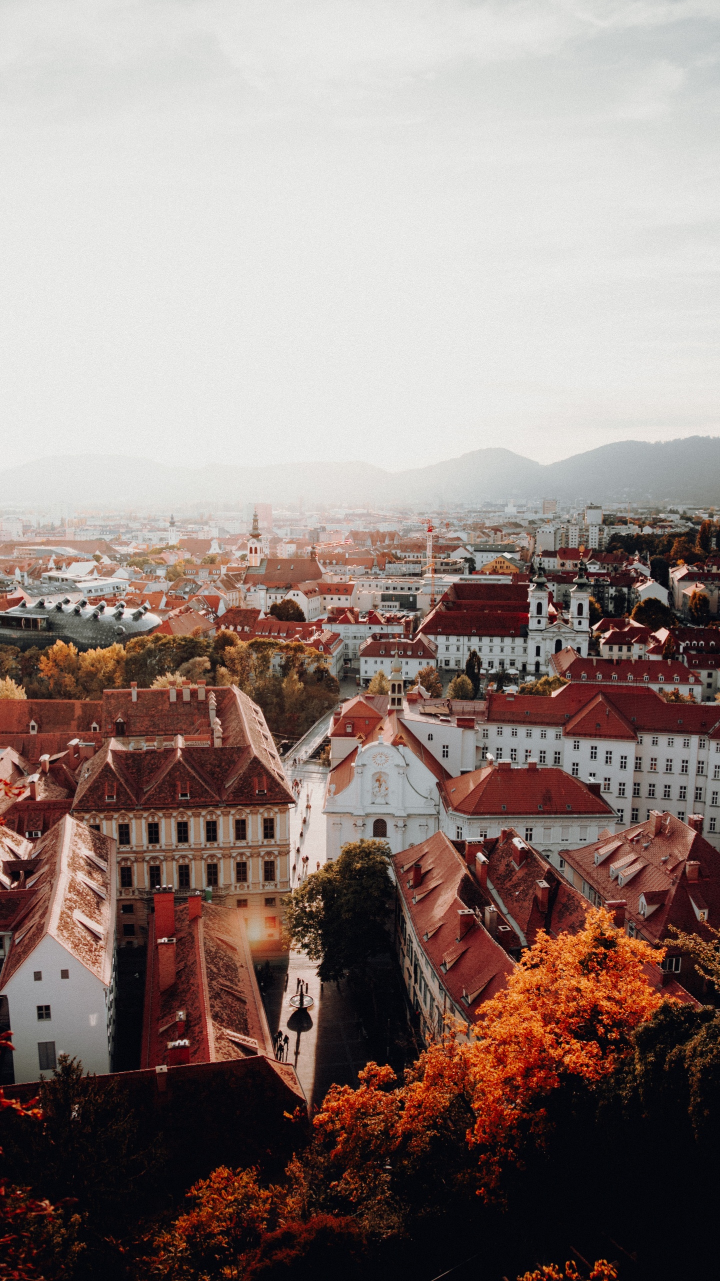 Brown and White Concrete Houses During Daytime. Wallpaper in 1440x2560 Resolution