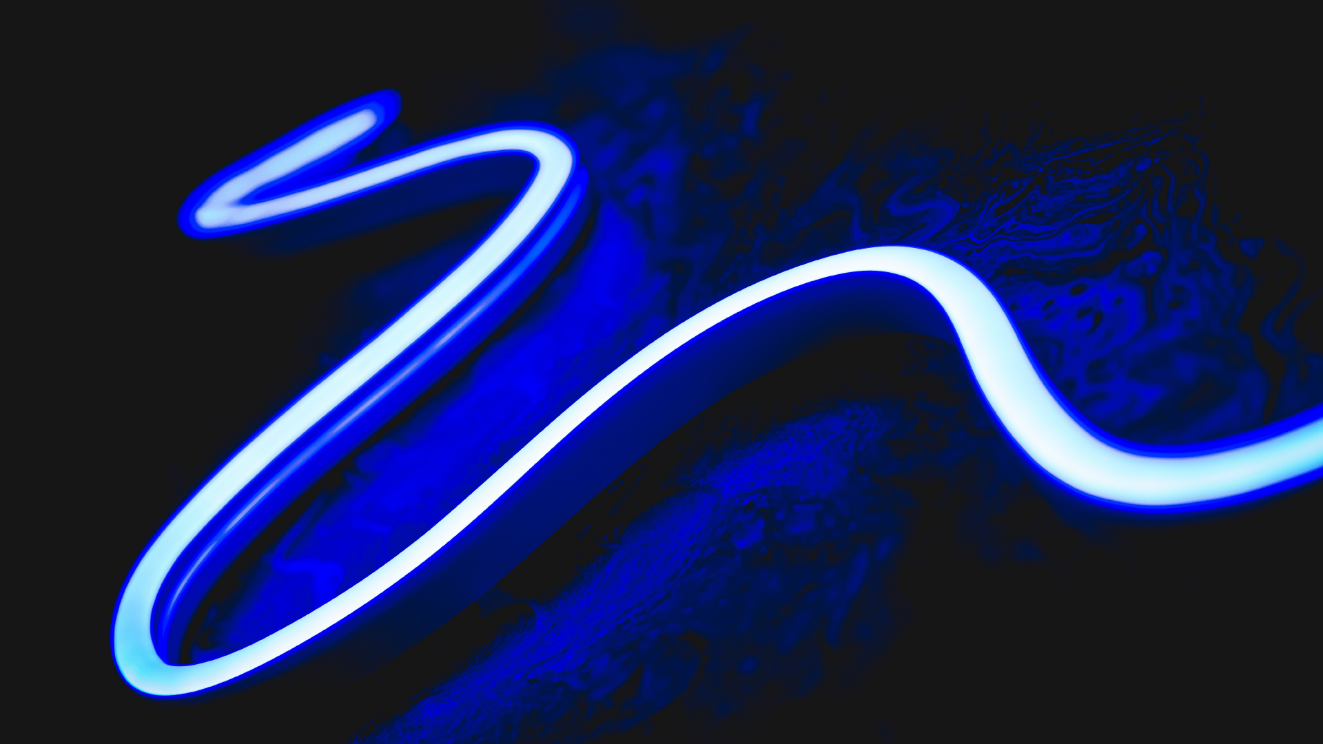 Blaues Und Weißes Licht Digitale Tapete. Wallpaper in 1920x1080 Resolution