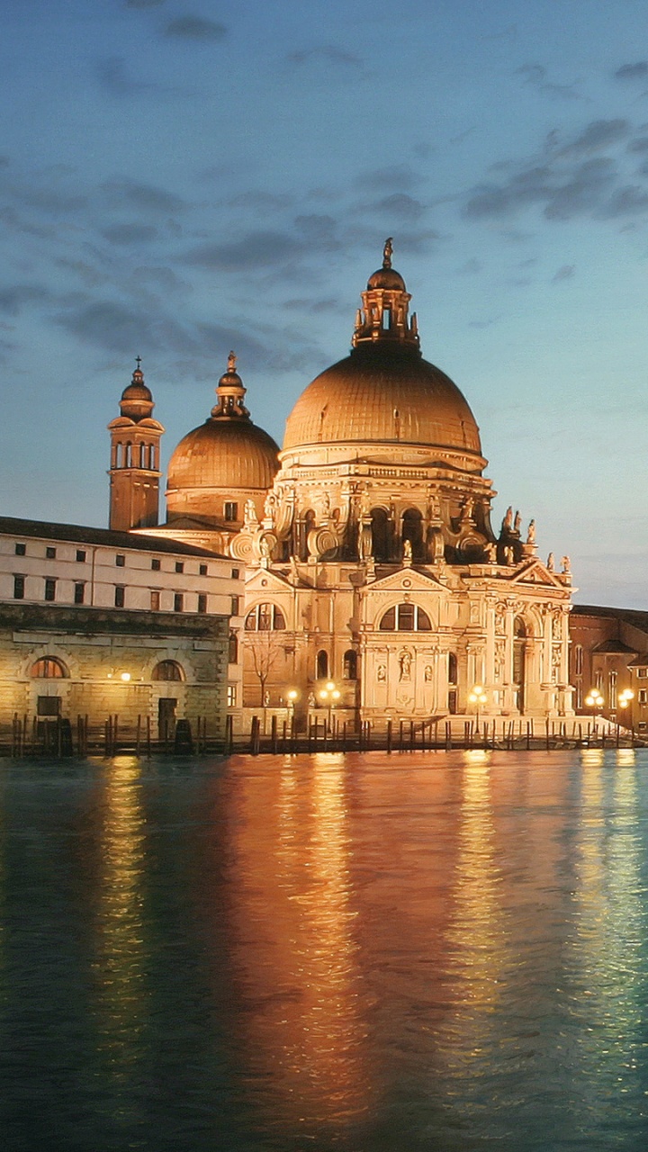 里程碑, 城市, 反射, 天空, 创造性的艺术 壁纸 720x1280 允许