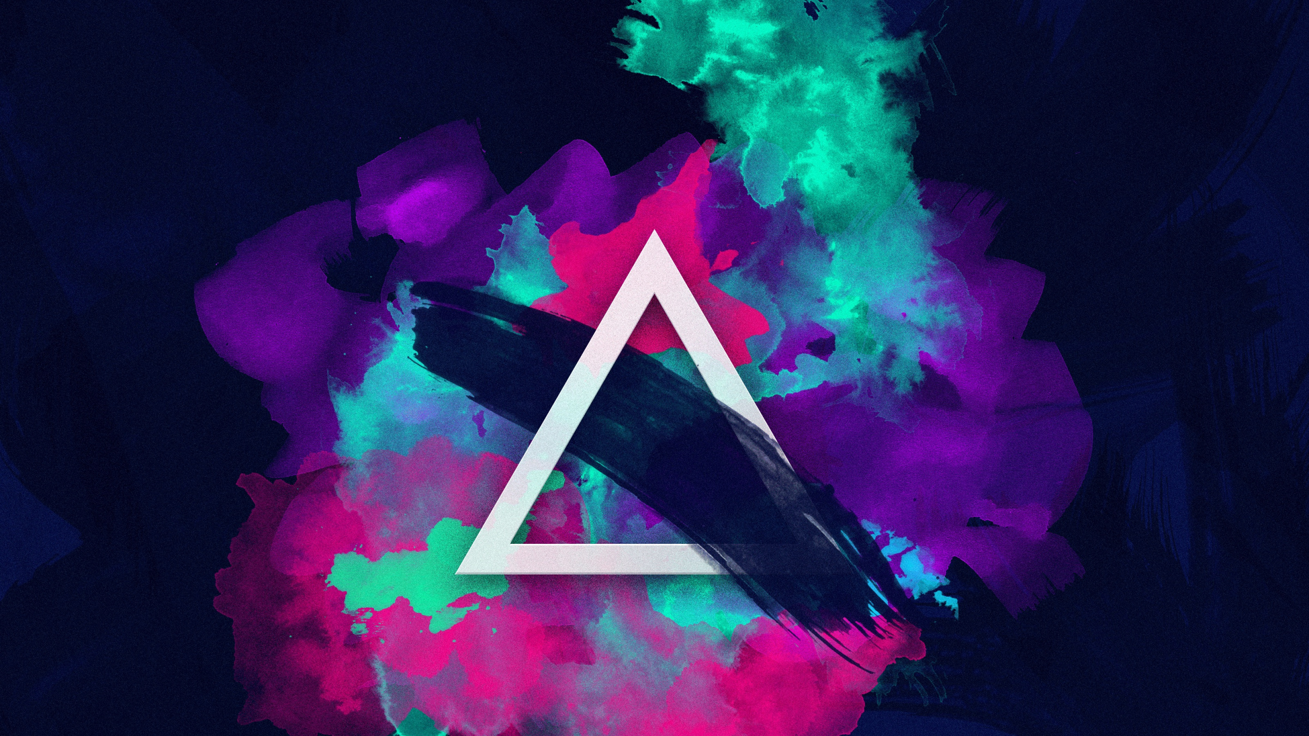 Pink and White Smoke Illustration. Wallpaper in 2560x1440 Resolution