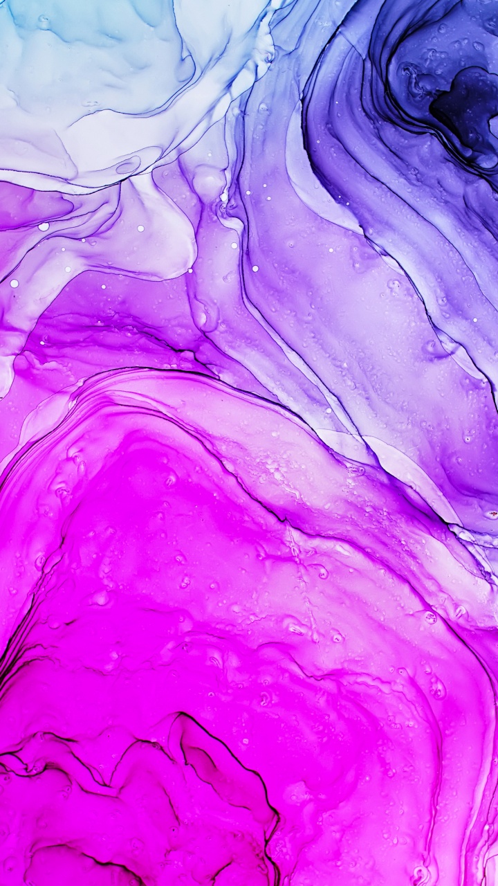 Lilac, Purple, Azure, Liquid, Fluid. Wallpaper in 720x1280 Resolution