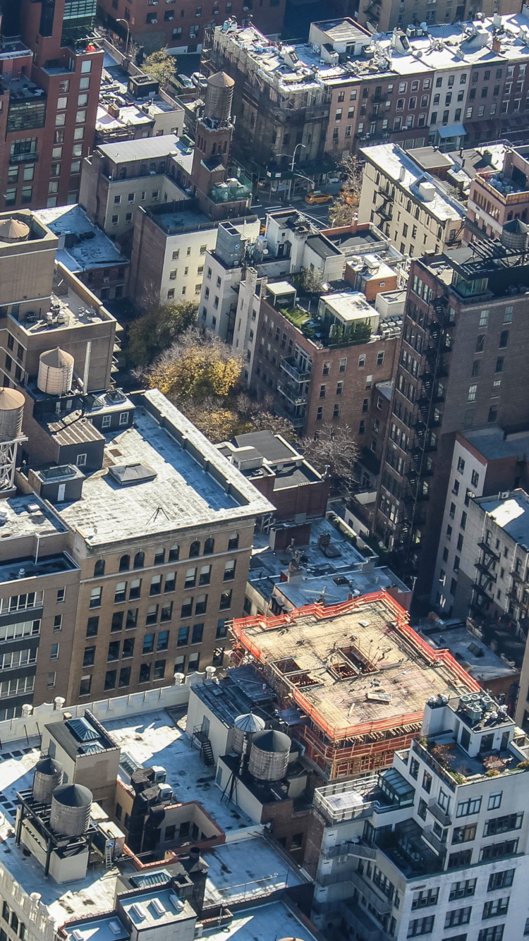 Aerial View of City Buildings During Daytime. Wallpaper in 750x1334 Resolution