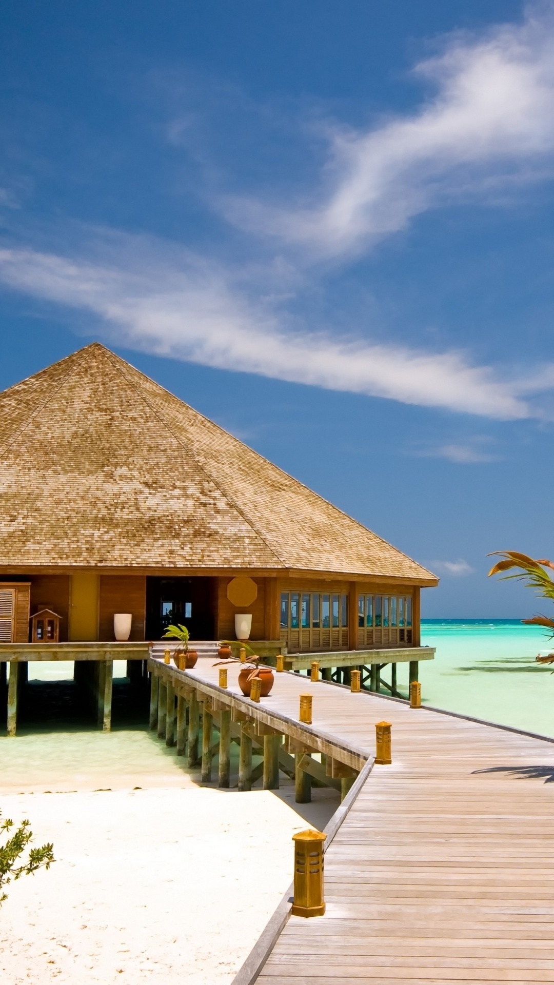 度假村, 度假, 热带地区, 酒店, 旅游业 壁纸 1080x1920 允许