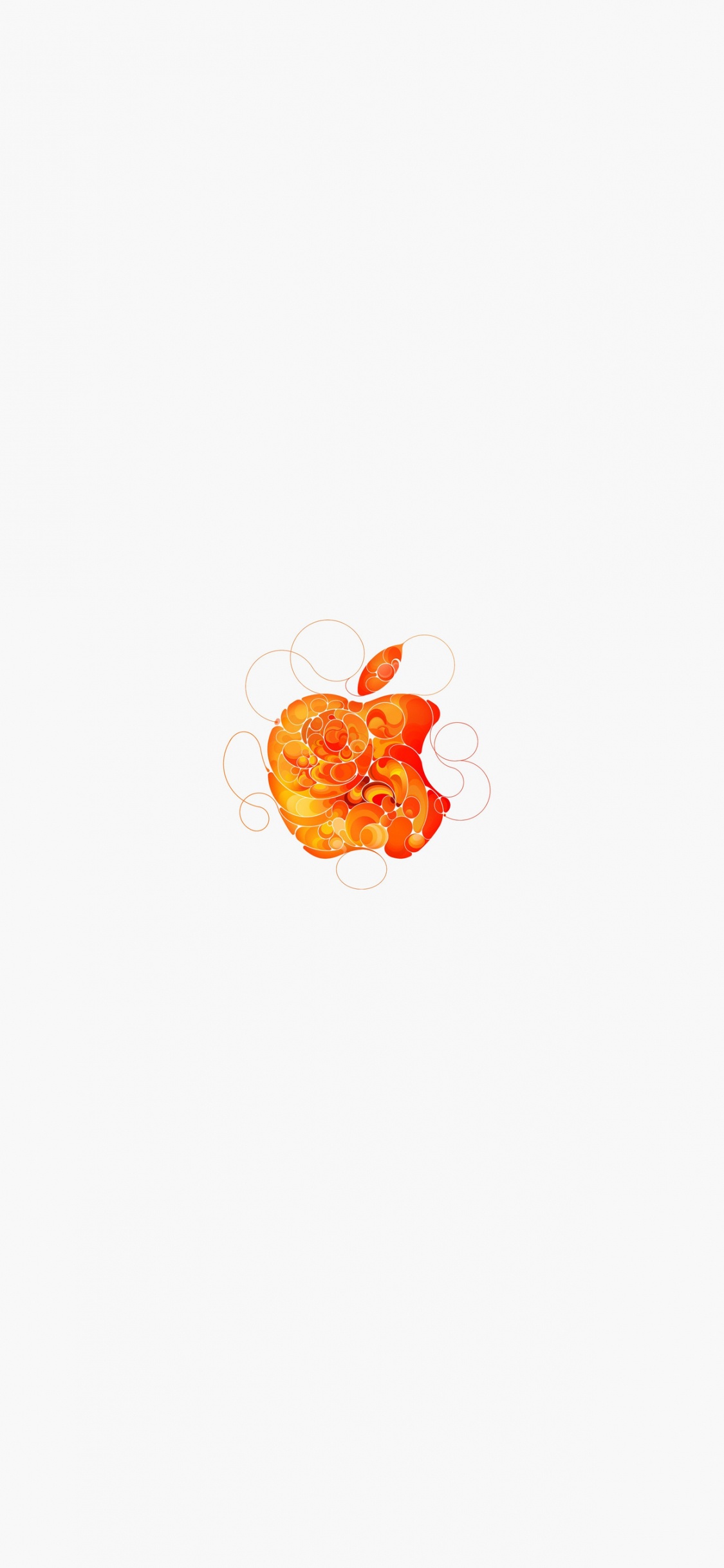 Apple, IPhone, Apple Event October 2020, Manzana, Naranja. Wallpaper in 1125x2436 Resolution