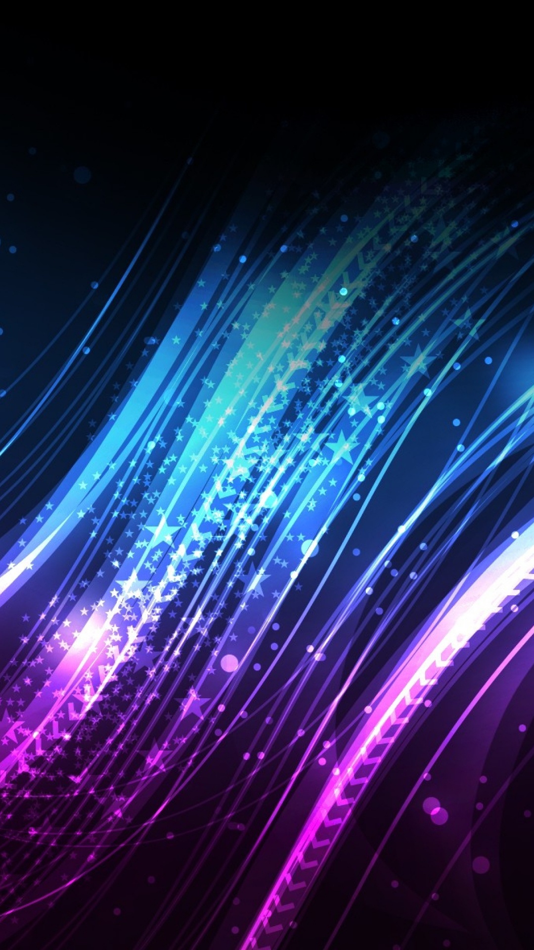 Luz Púrpura y Azul en Una Habitación Oscura.. Wallpaper in 1080x1920 Resolution