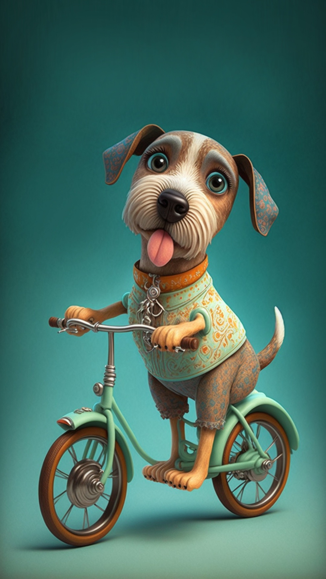 Companion Dog, Great Dane, Tire, Wheel, Bicycle. Wallpaper in 1080x1920 Resolution