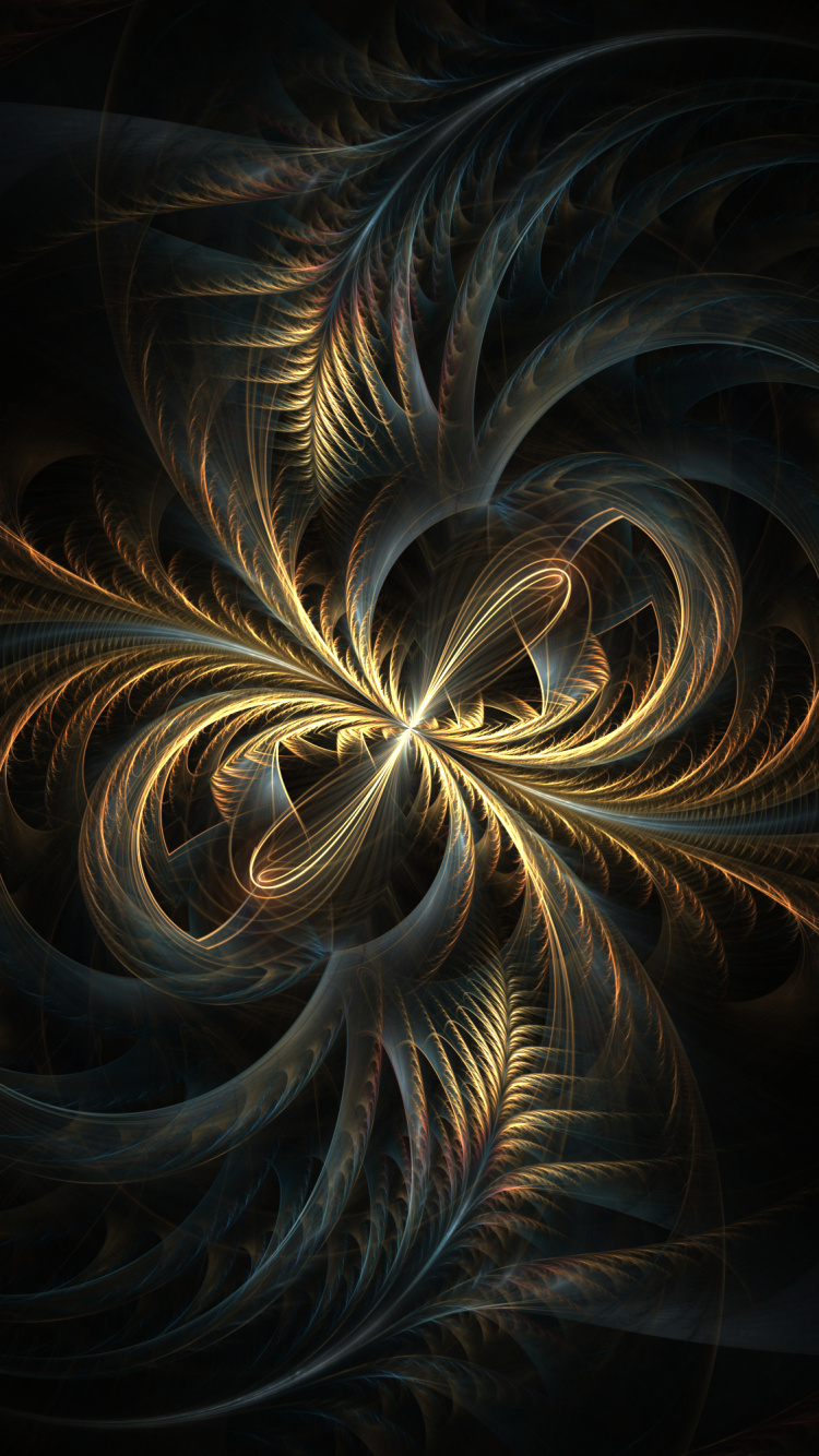 Ilustración de Luz Azul y Blanca. Wallpaper in 750x1334 Resolution