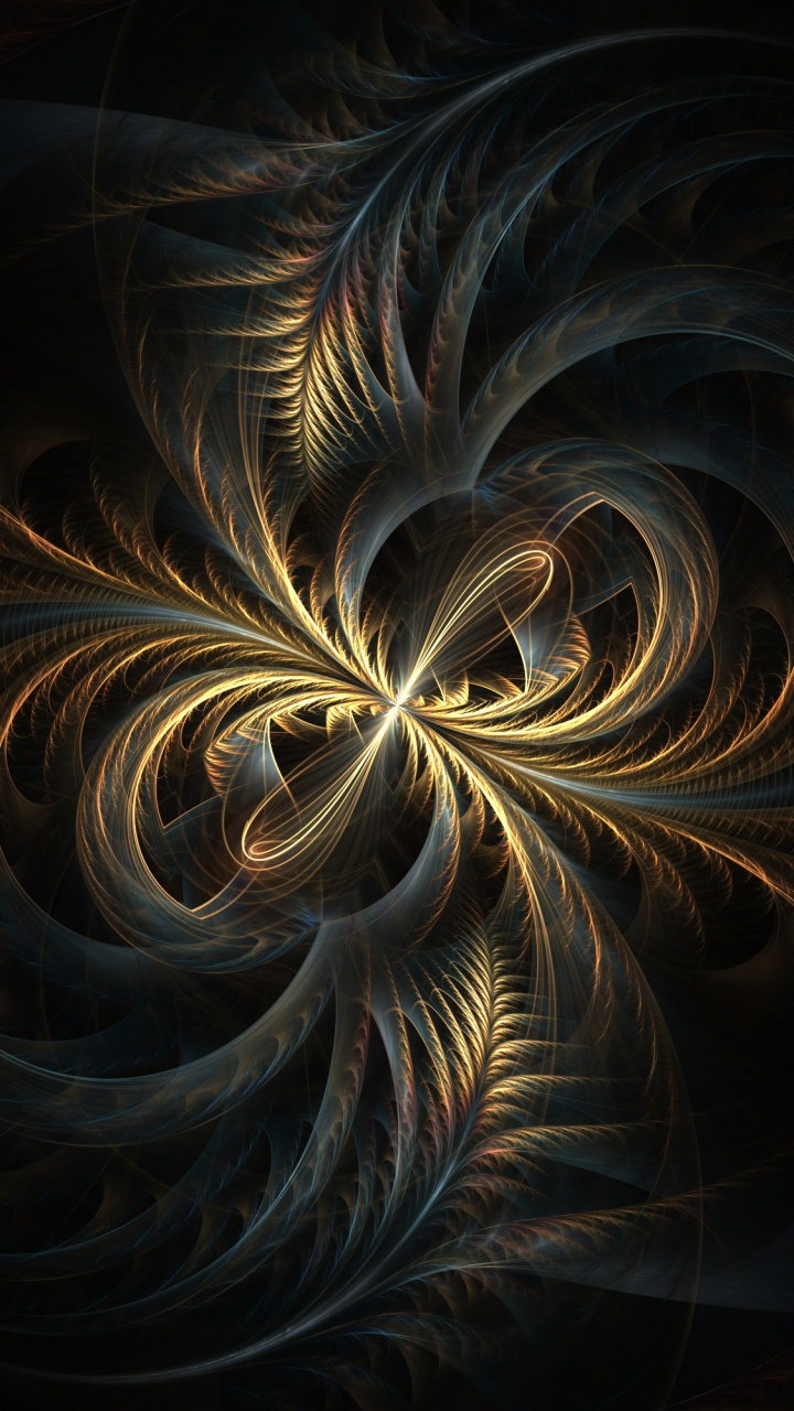 分形技术, 旋涡, 艺术, 圆圈, 螺旋 壁纸 720x1280 允许