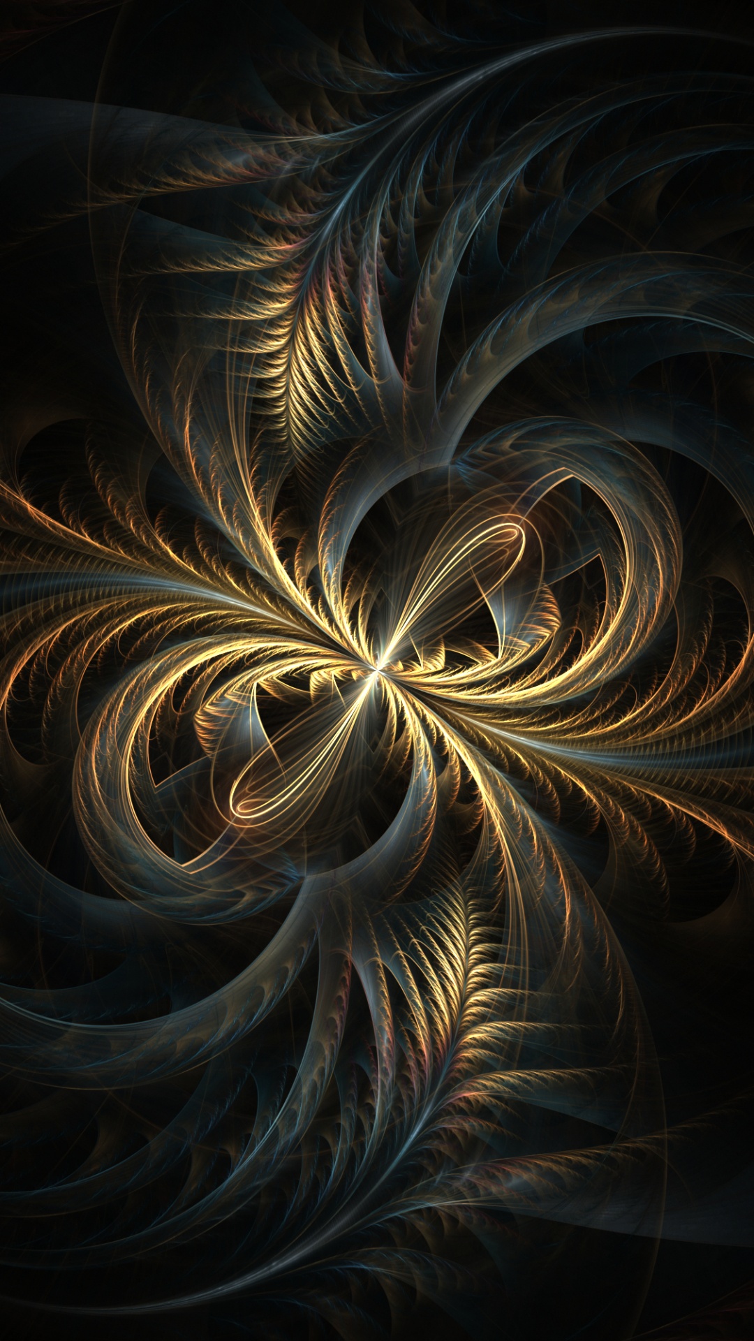 Illustration de la Lumière Bleue et Blanche. Wallpaper in 1080x1920 Resolution