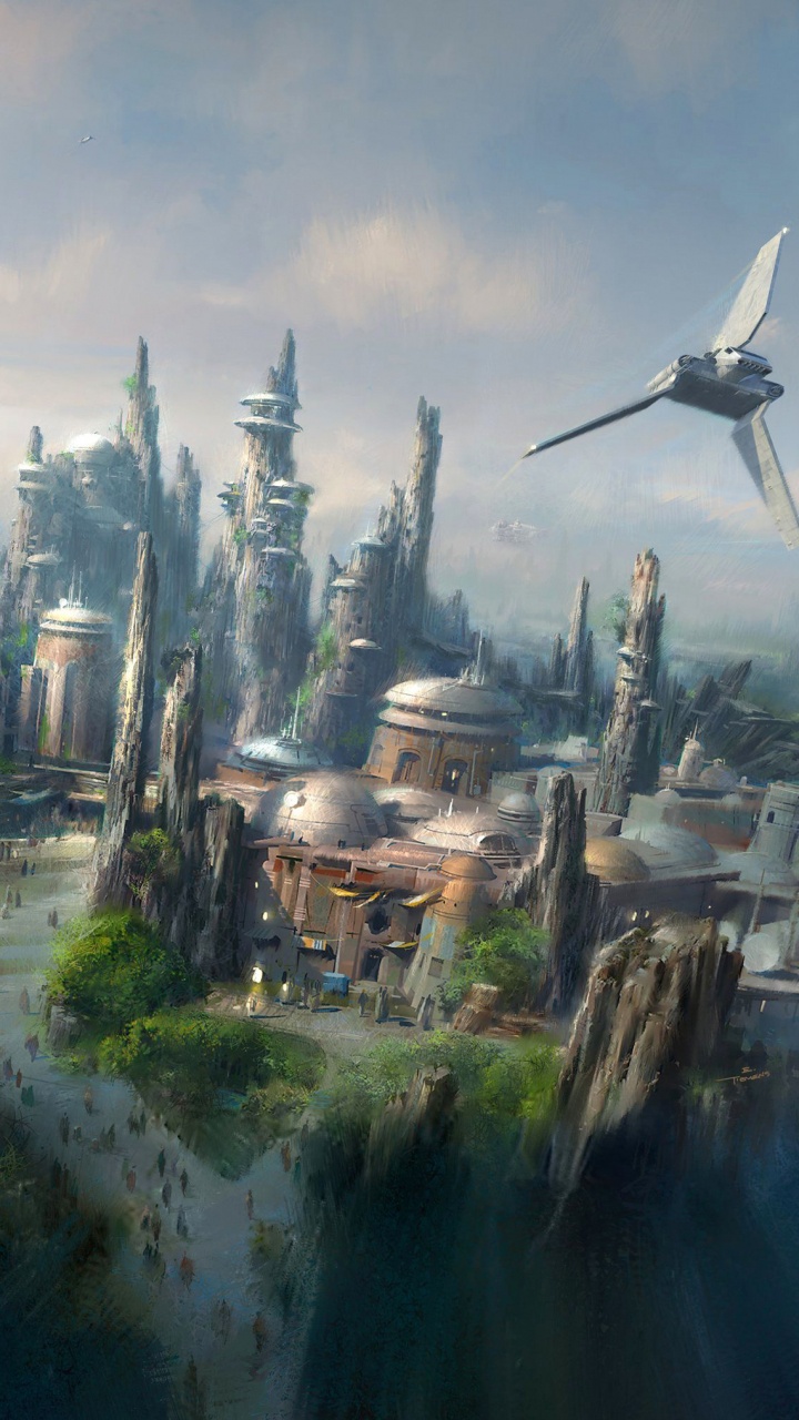 Disney Hollywood Studios, Parc Disneyland, la Walt Disney Company, Star Wars, Concept Art. Wallpaper in 720x1280 Resolution
