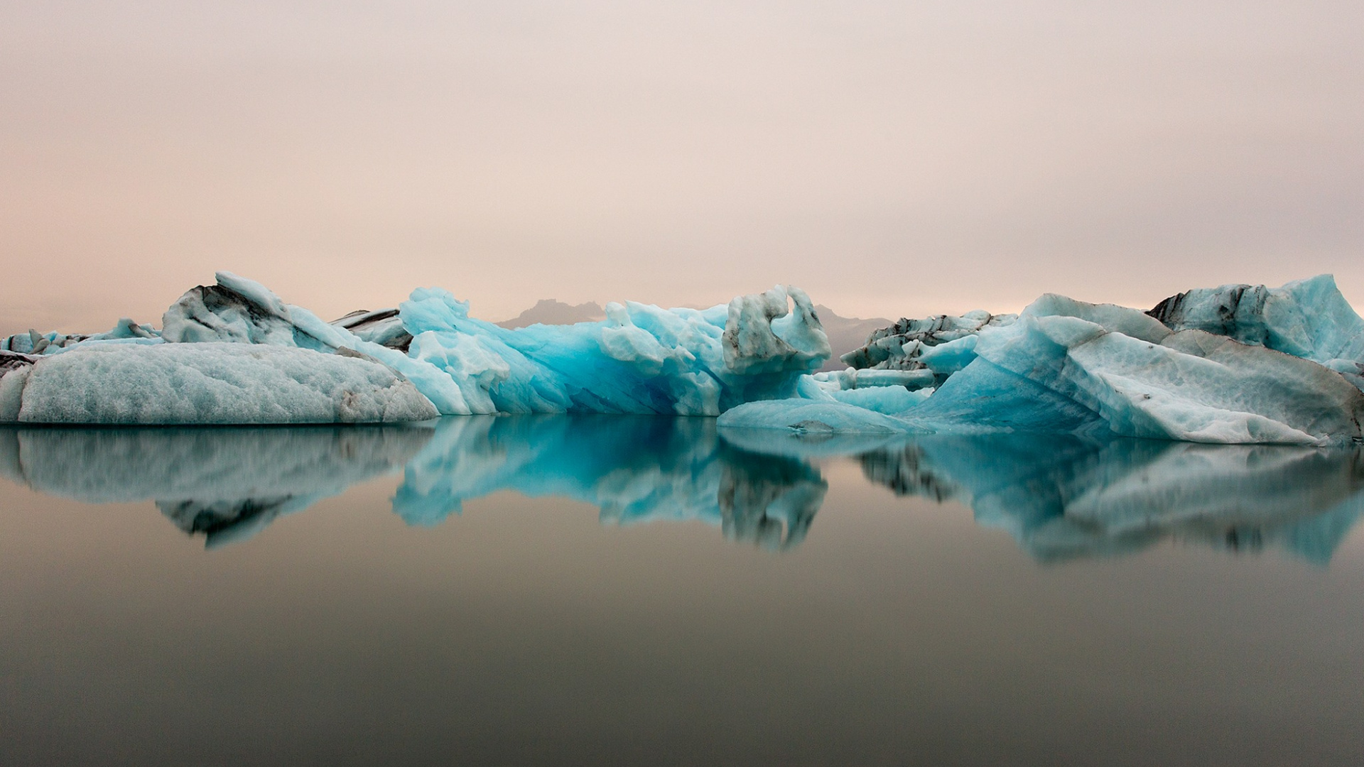 冰山, 冰川, 海冰的, 冷静, 极地冰盖 壁纸 1920x1080 允许