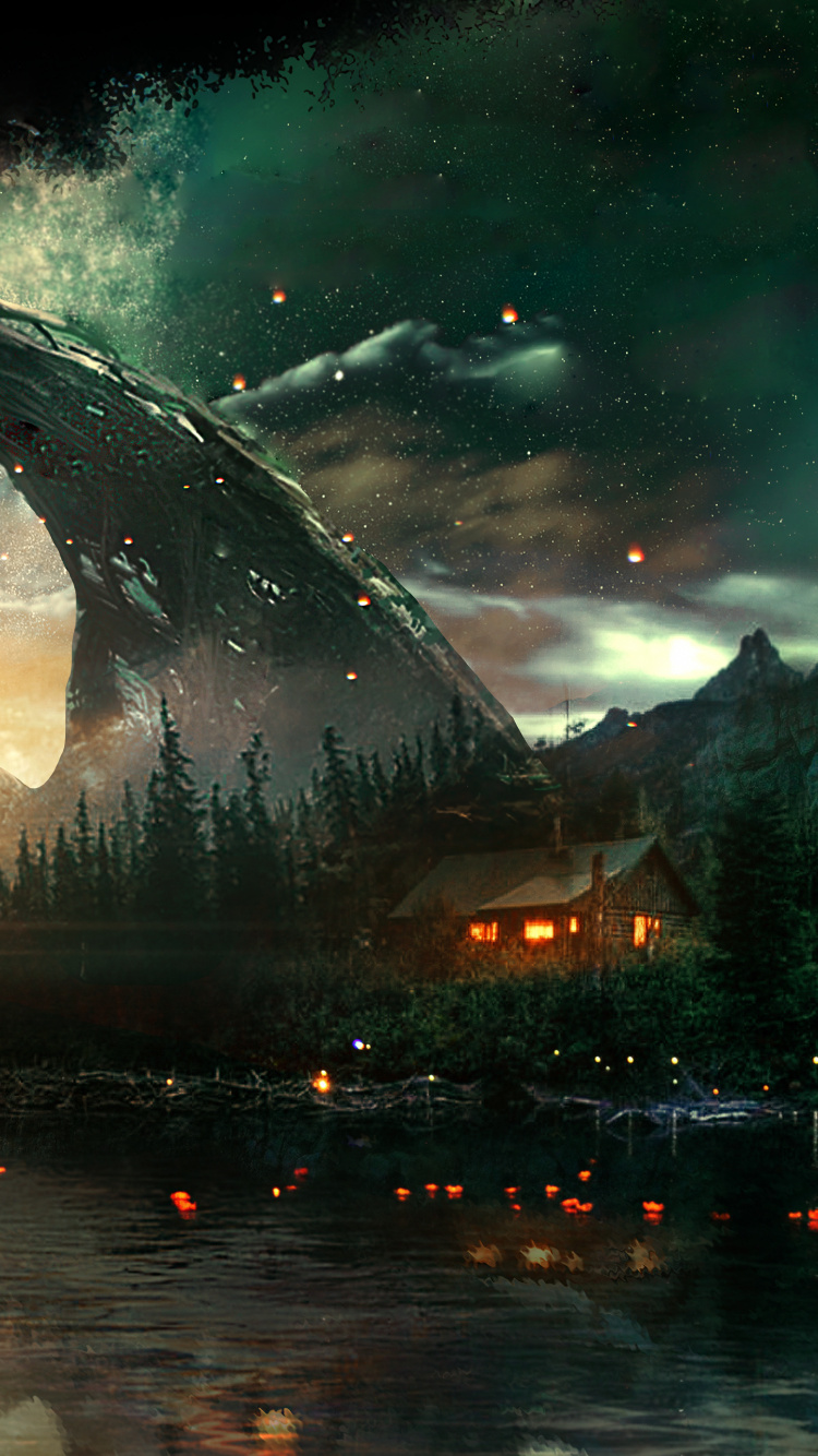 Body of Water Near Mountain During Daytime. Wallpaper in 750x1334 Resolution