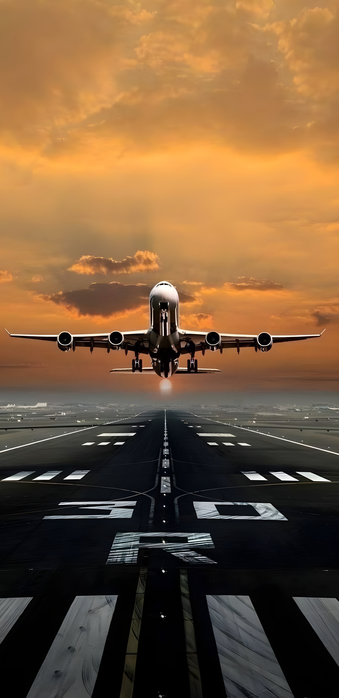 Airplane, Aircraft, Flight, Jet Aircraft, Aviation. Wallpaper in 1440x2960 Resolution