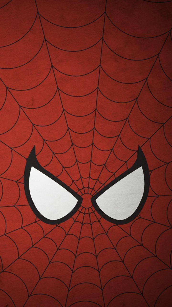 Couverture Facebook Homme Araignée, Spider-man, Superhero, Orange, Cartoon. Wallpaper in 720x1280 Resolution