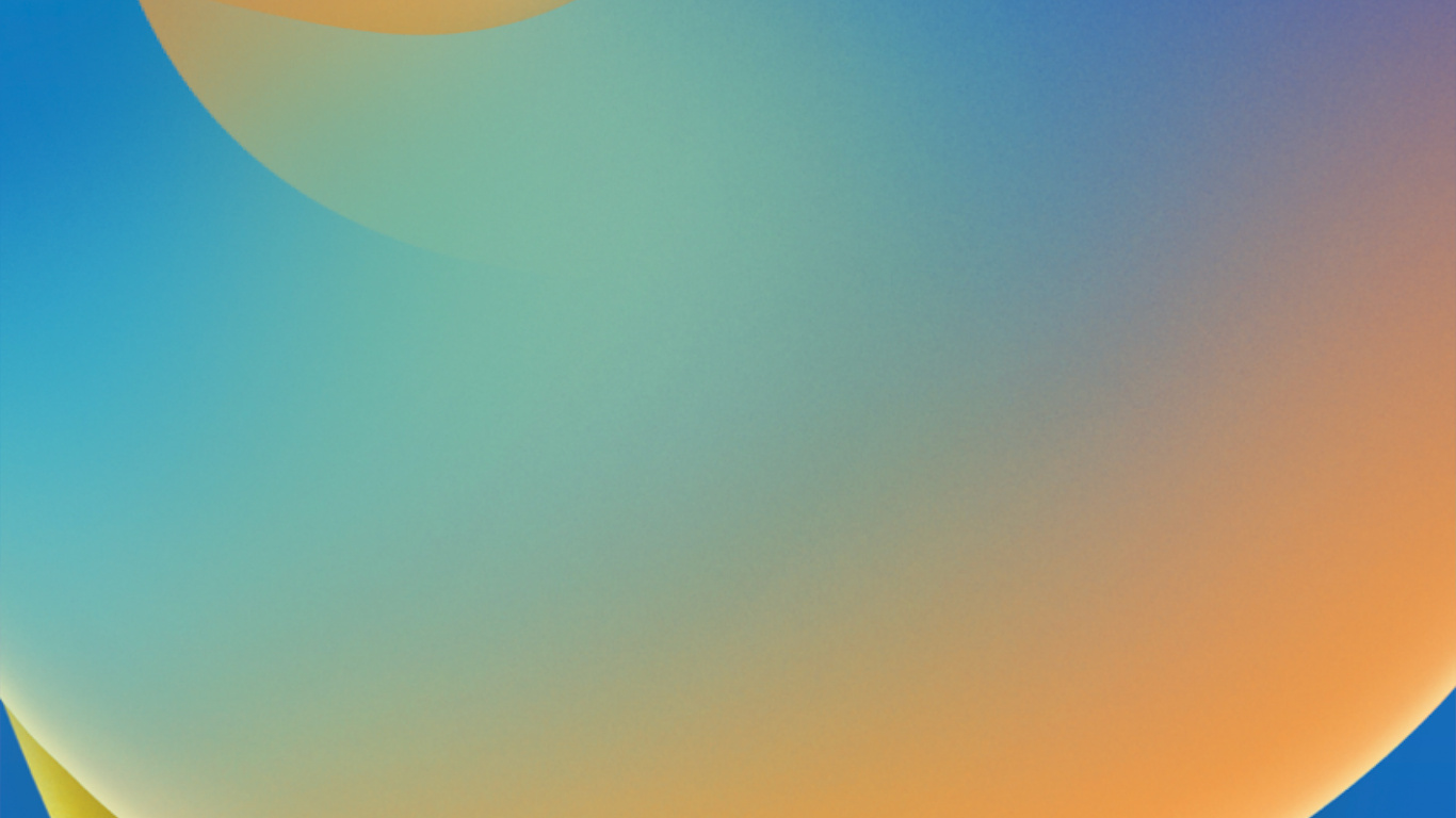 IOS 16 – Official Wallpaper - Light V.2. Wallpaper in 1366x768 Resolution