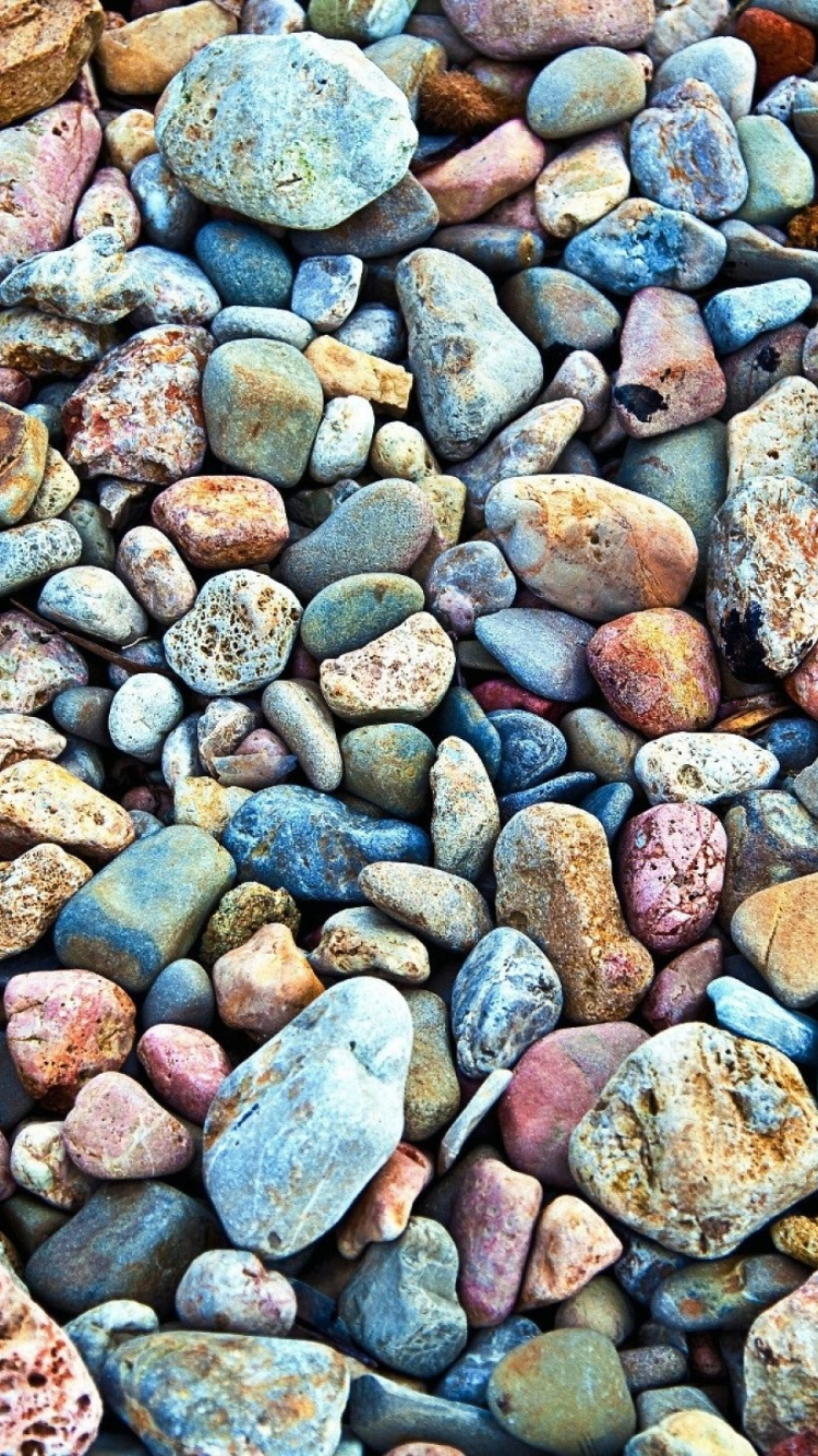 Brown and Gray Stones During Daytime. Wallpaper in 750x1334 Resolution
