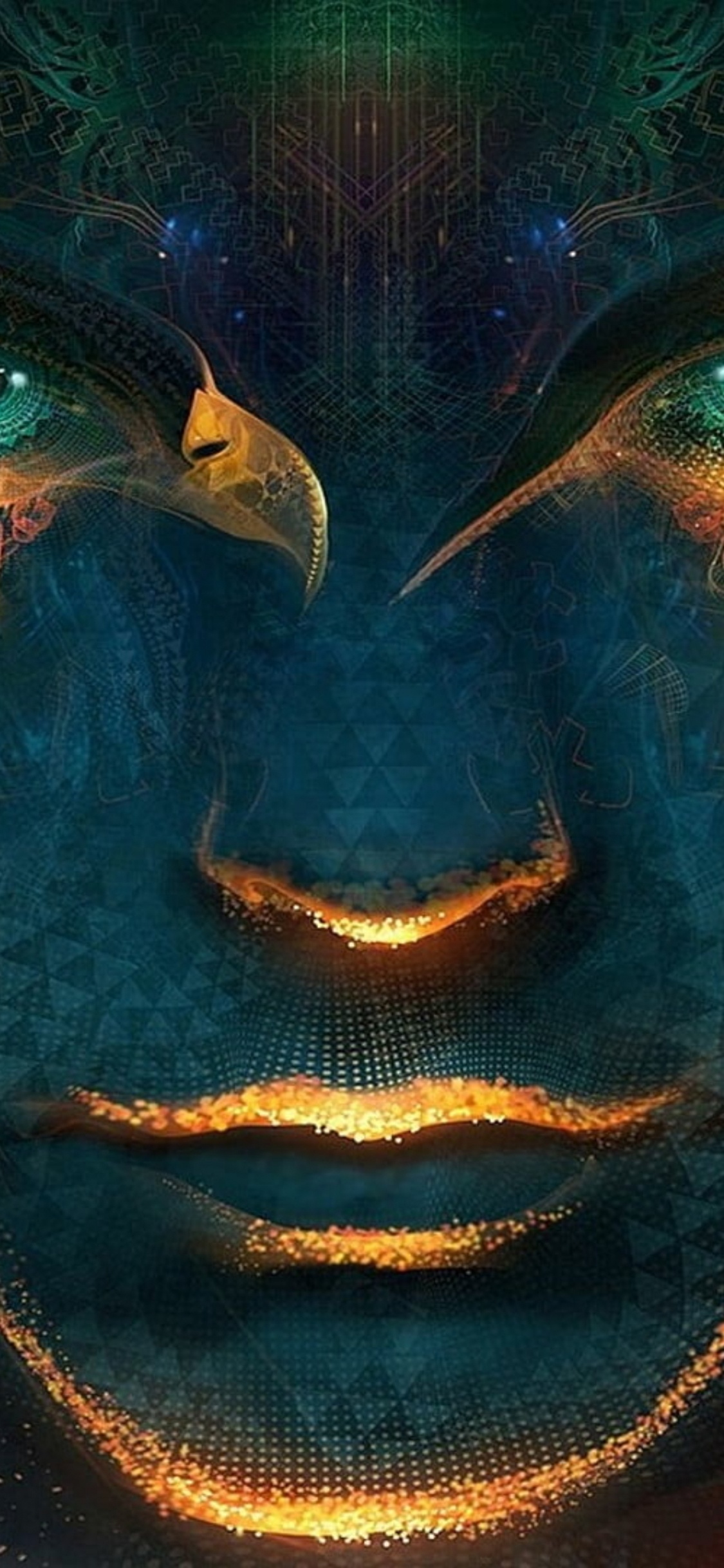 Android Jones, Art, Visionary Art, Artist, Digital Art. Wallpaper in 1125x2436 Resolution