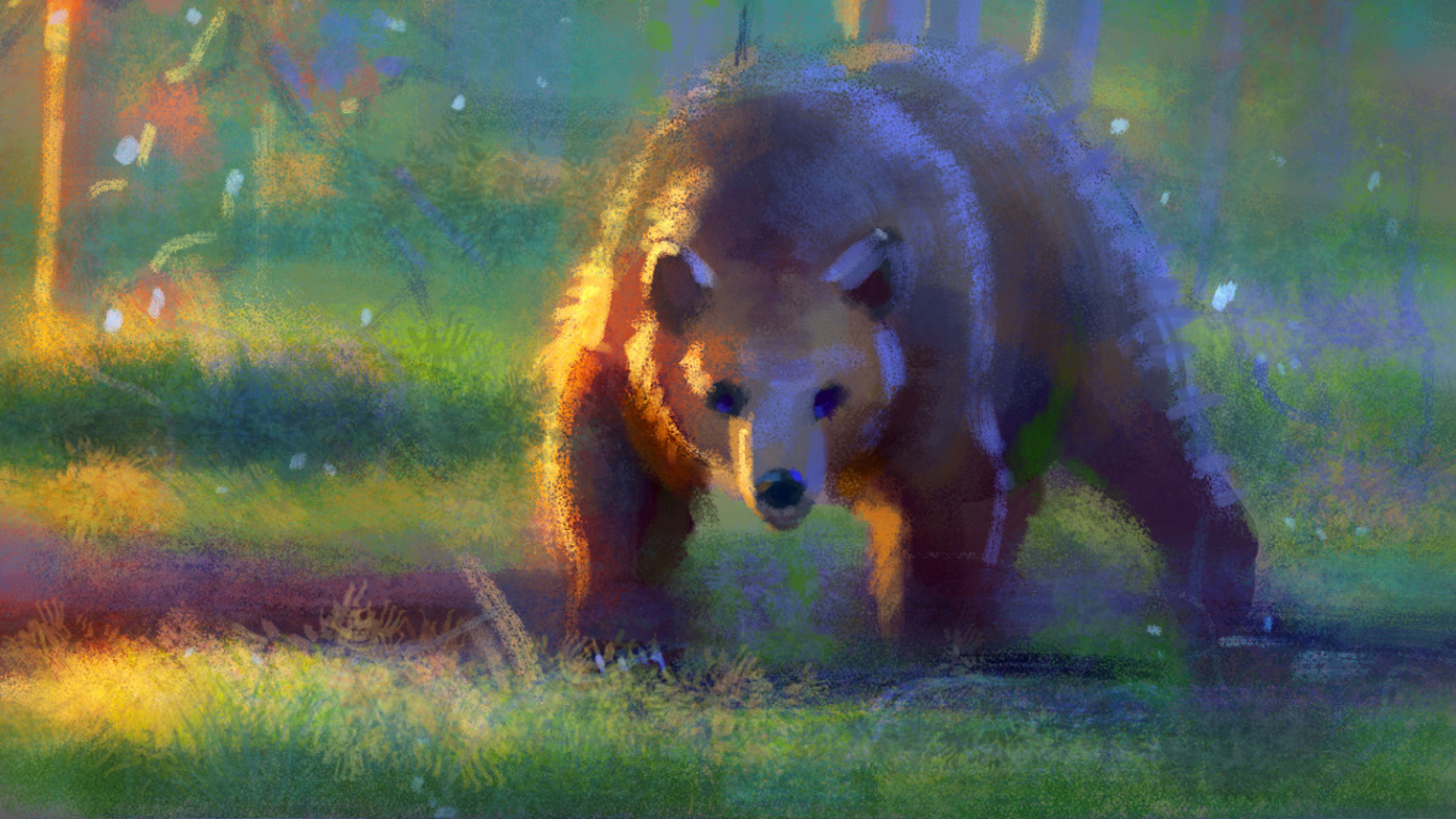 Braunes Und Weißes Pferd Auf Grünem Grasfeld Tagsüber. Wallpaper in 1366x768 Resolution