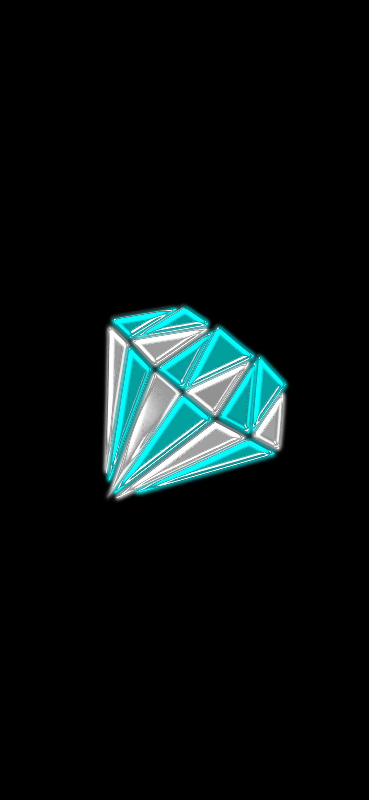 Galaxie Diamant Cool, Triangle, Rectangle, L'éclairage Automobile, de Teintes et de Nuances. Wallpaper in 1242x2688 Resolution