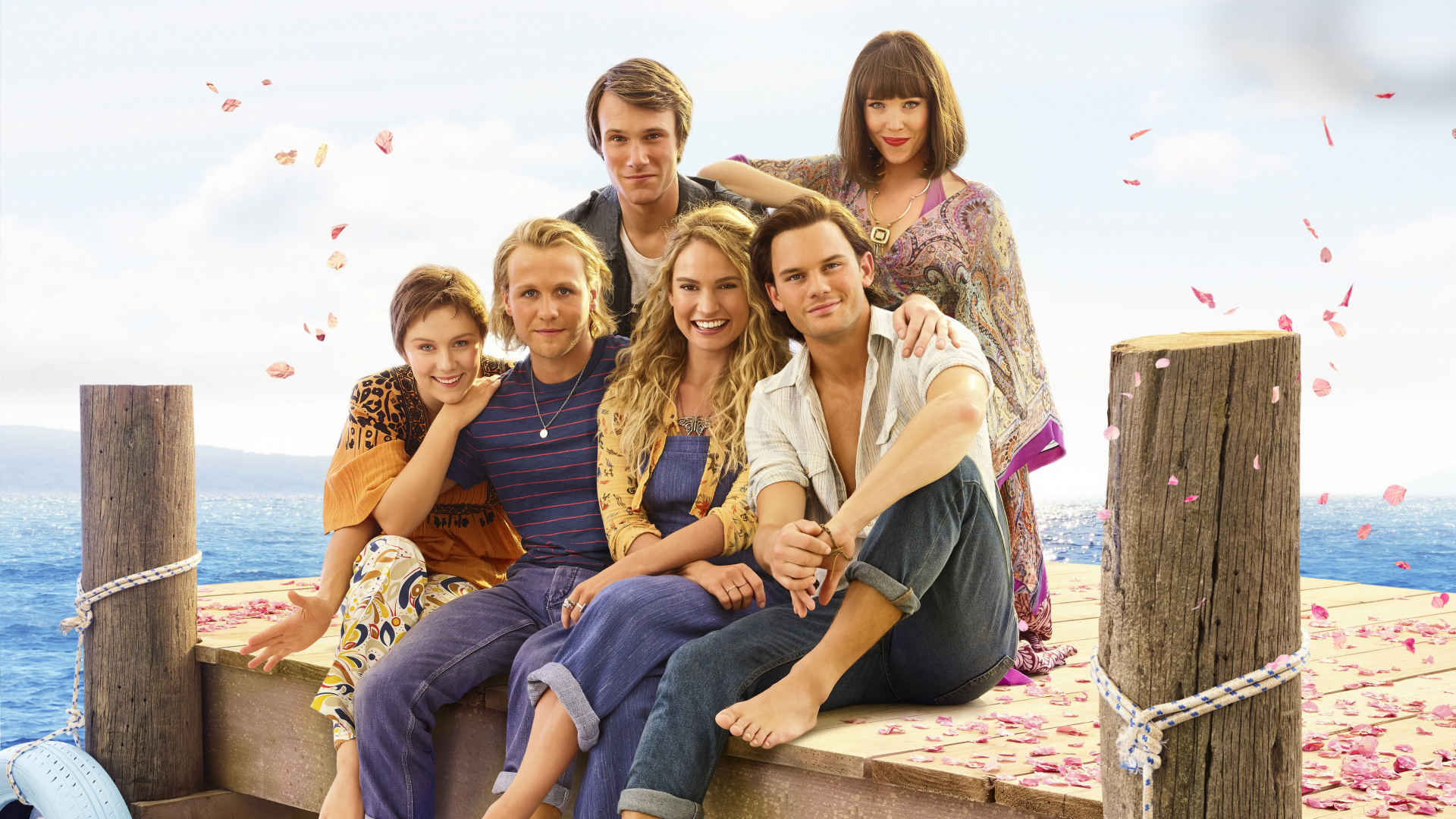 Mamma Mia Here we go Again, Lily James, Mamma Mia, Donna Sheridan, Young Donna. Wallpaper in 1920x1080 Resolution