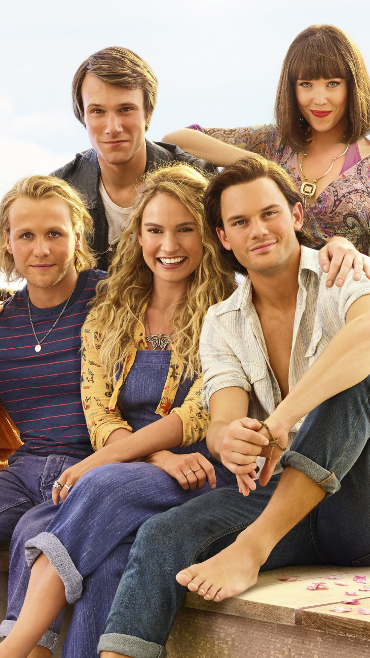 Mamma Mia Here we go Again, Lily James, Mamma Mia, Donna Sheridan, Young Donna. Wallpaper in 750x1334 Resolution