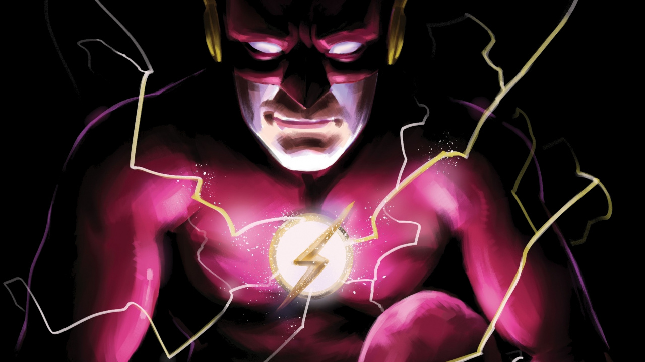 Flash de Guerra de un Minuto, Wally West, Minuto, Tiempo, Morado. Wallpaper in 1280x720 Resolution