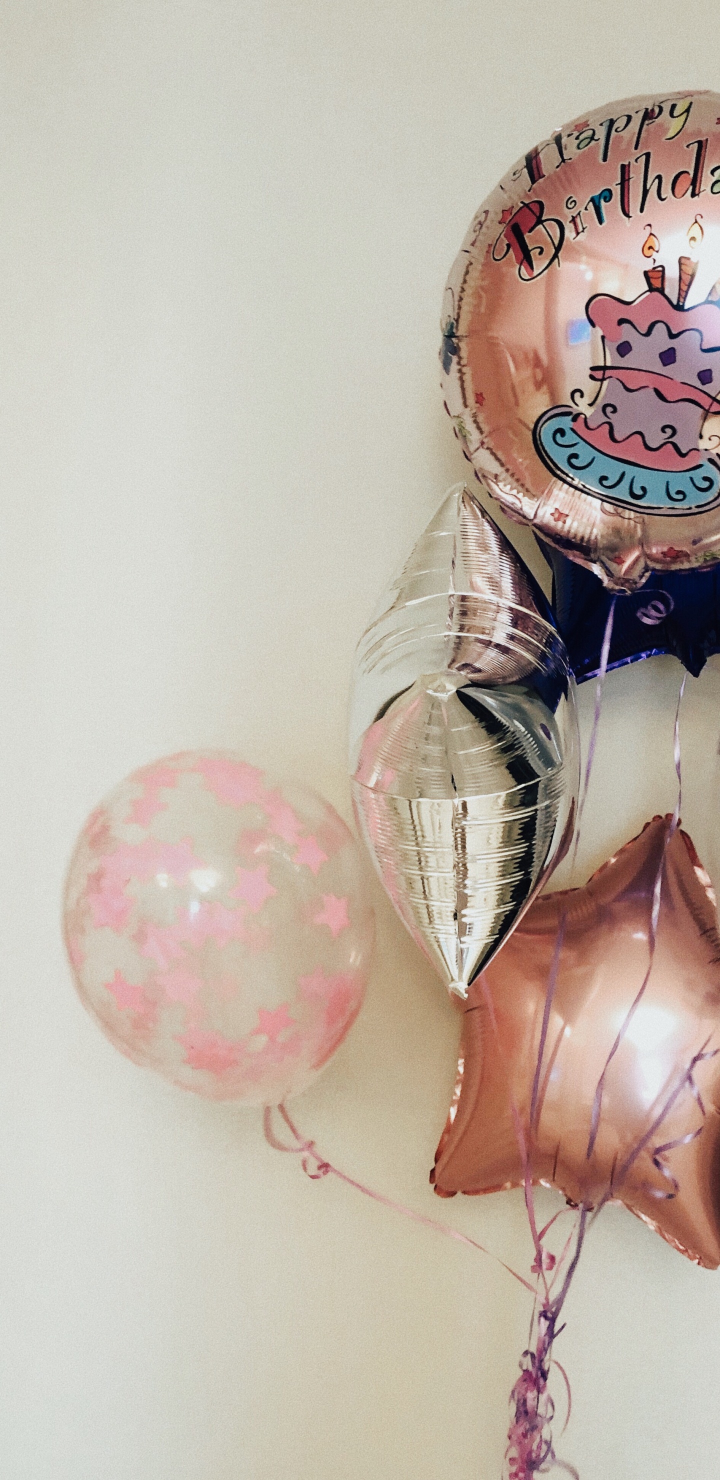 Balloon, Pink, Party Supply, Ball, Christmas Ornament. Wallpaper in 1440x2960 Resolution
