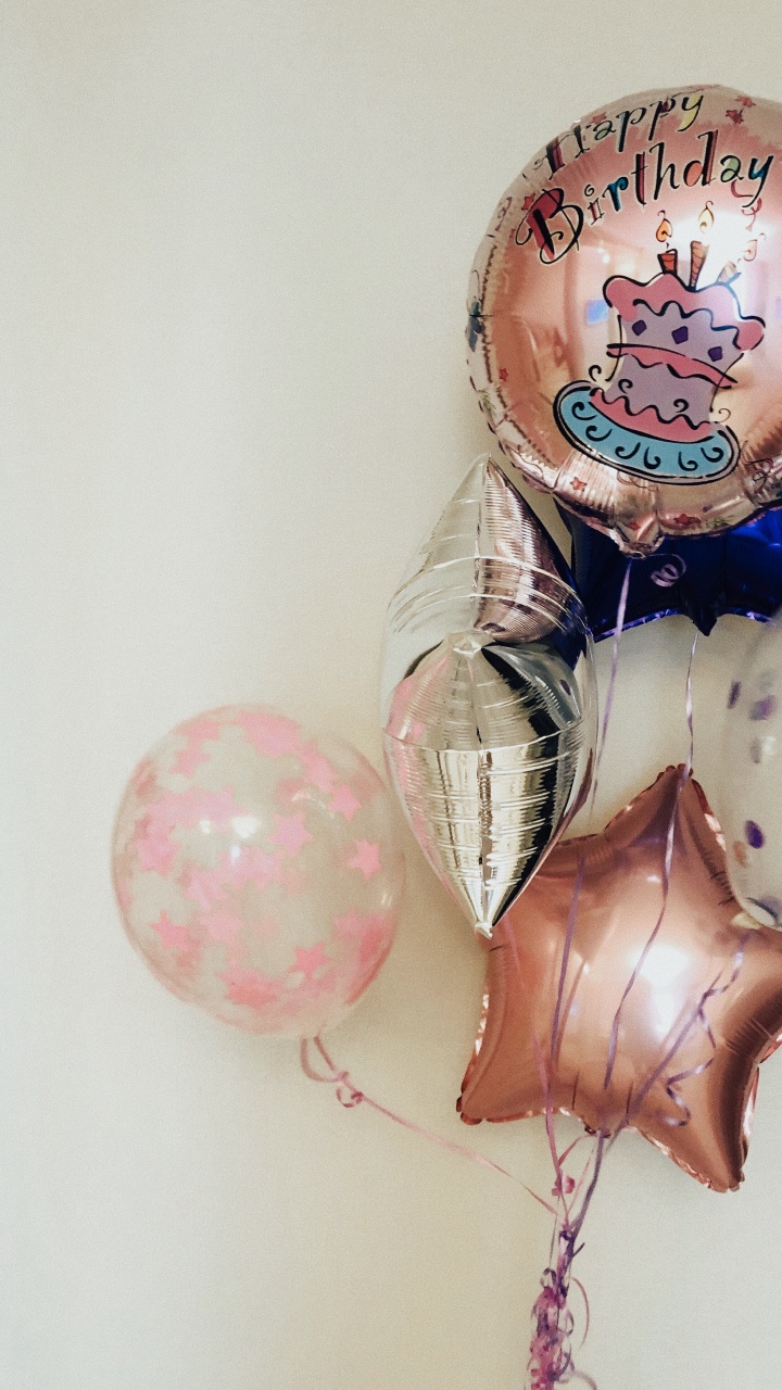 Balloon, Pink, Party Supply, Ball, Christmas Ornament. Wallpaper in 720x1280 Resolution