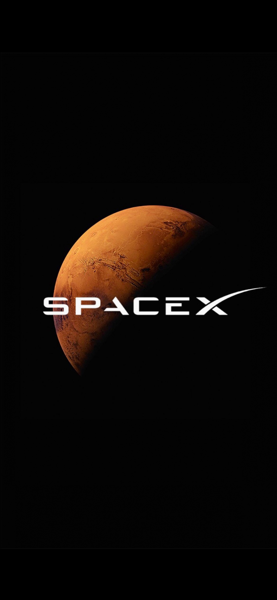 SpaceX, Marte, Ambiente, Luna, Objeto Astronómico. Wallpaper in 1125x2436 Resolution
