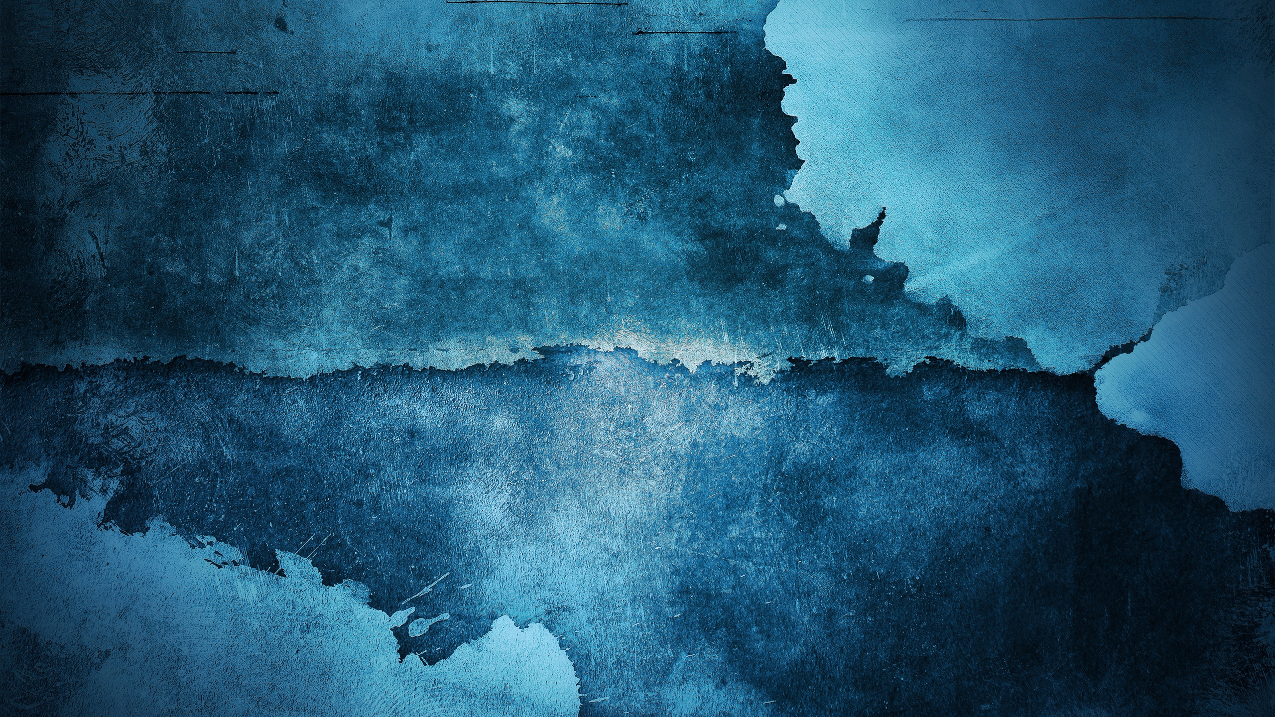 Pintura Abstracta Azul y Blanca. Wallpaper in 2560x1440 Resolution