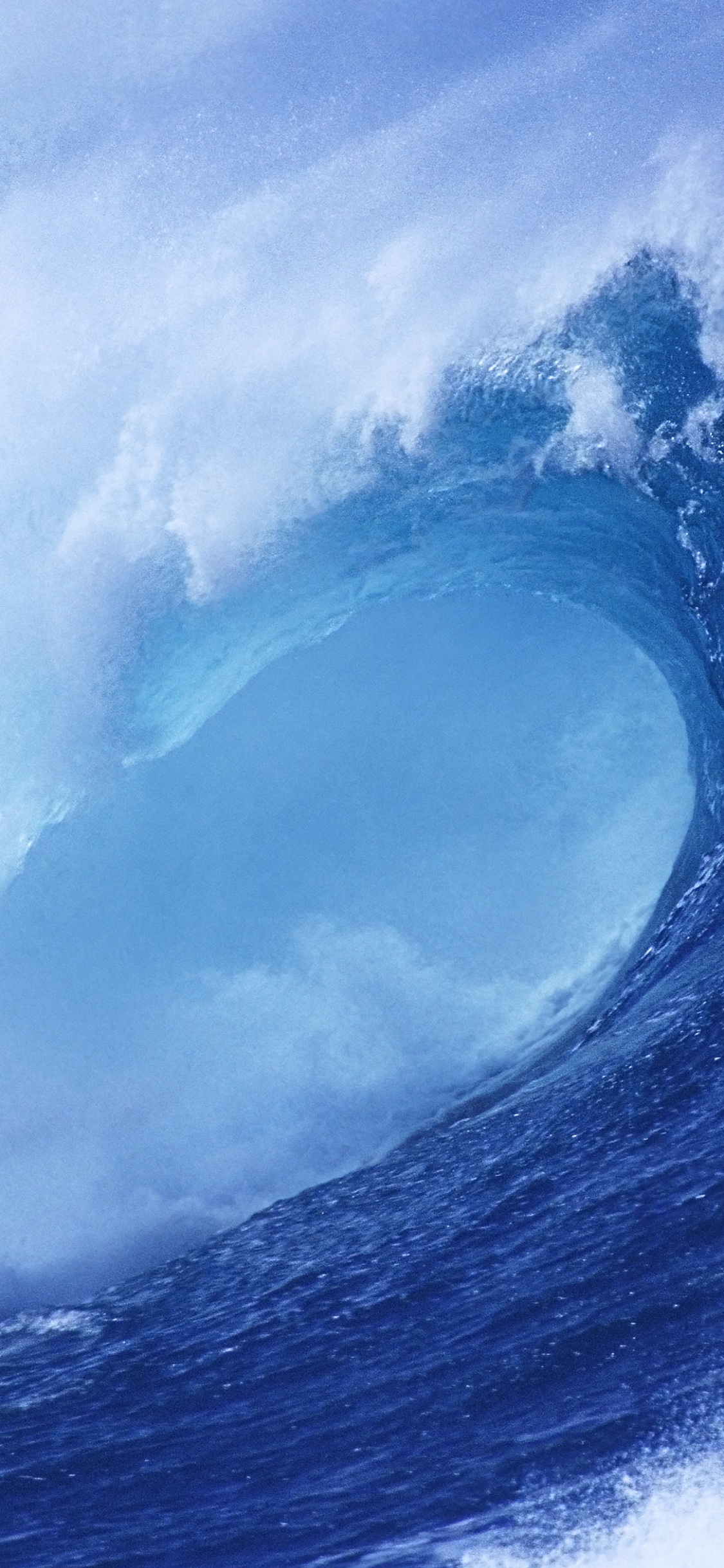 Ios, IOS 7, Manzana, Agua, el Viento de la Onda. Wallpaper in 1125x2436 Resolution