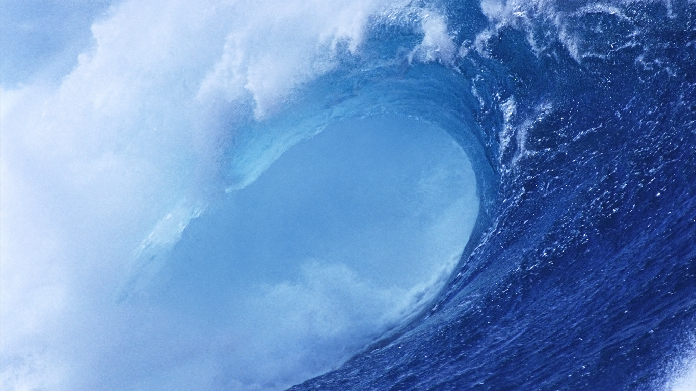 Ios, IOS 7, Manzana, Agua, el Viento de la Onda. Wallpaper in 1366x768 Resolution