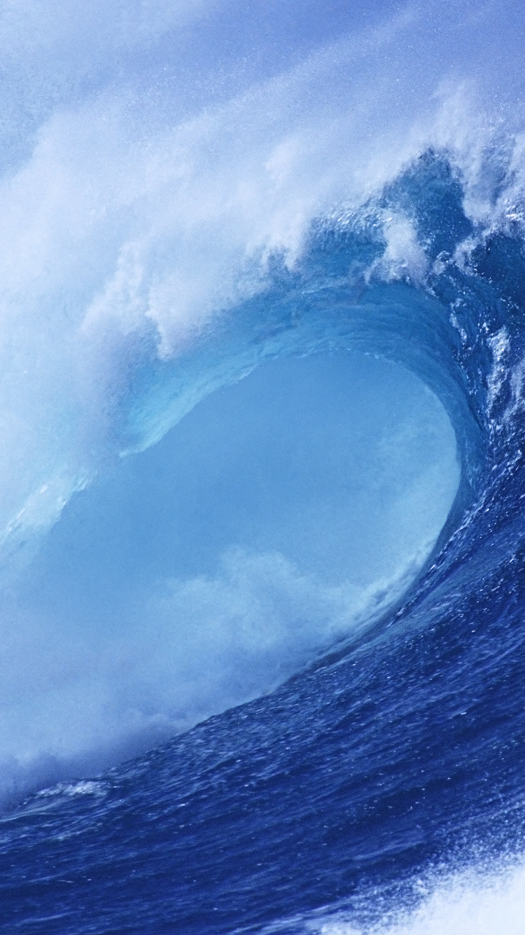 Ios, IOS 7, Manzana, Agua, el Viento de la Onda. Wallpaper in 750x1334 Resolution