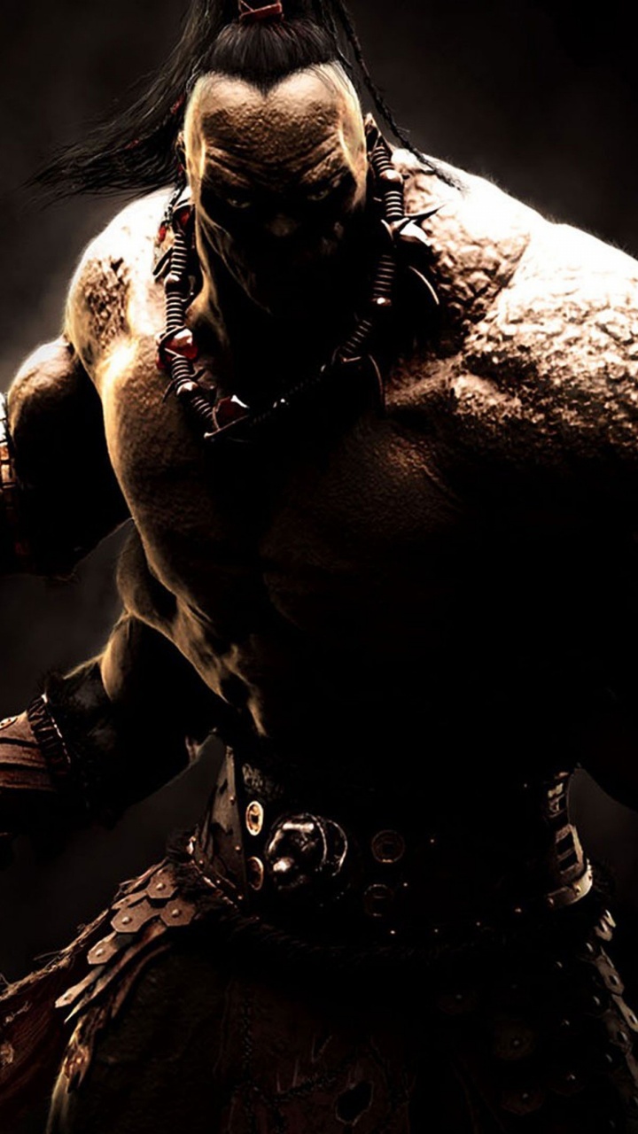 Mortal Kombat x, Mortal Kombat 11, Mortal Kombat, Goro, Figura de Acción. Wallpaper in 720x1280 Resolution