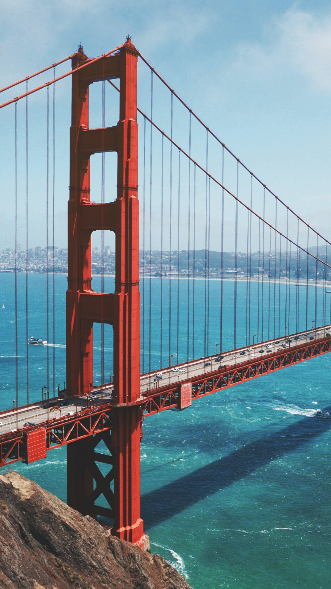 Golden Gate Bridge, Muir-Woods-Nationaldenkmal, Erholung, Reise, Wahrzeichen. Wallpaper in 1080x1920 Resolution