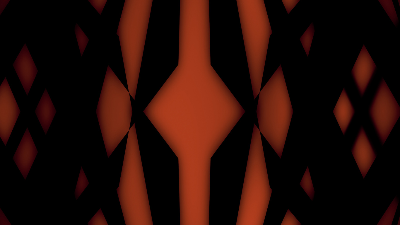 Simetría, Luz, la Física, Morena, Negro. Wallpaper in 1366x768 Resolution