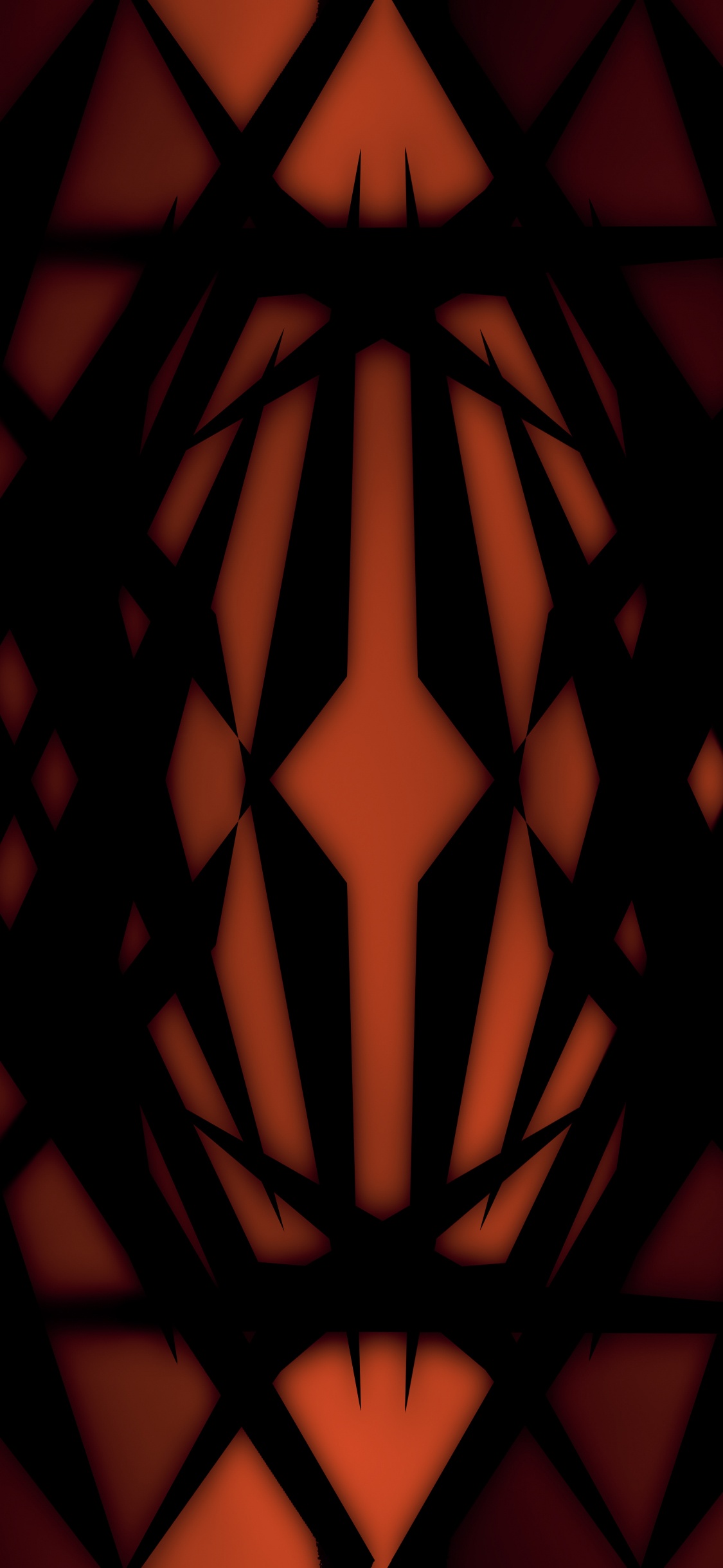 Symmetry, Light, Physics, Brown, Black. Wallpaper in 1125x2436 Resolution