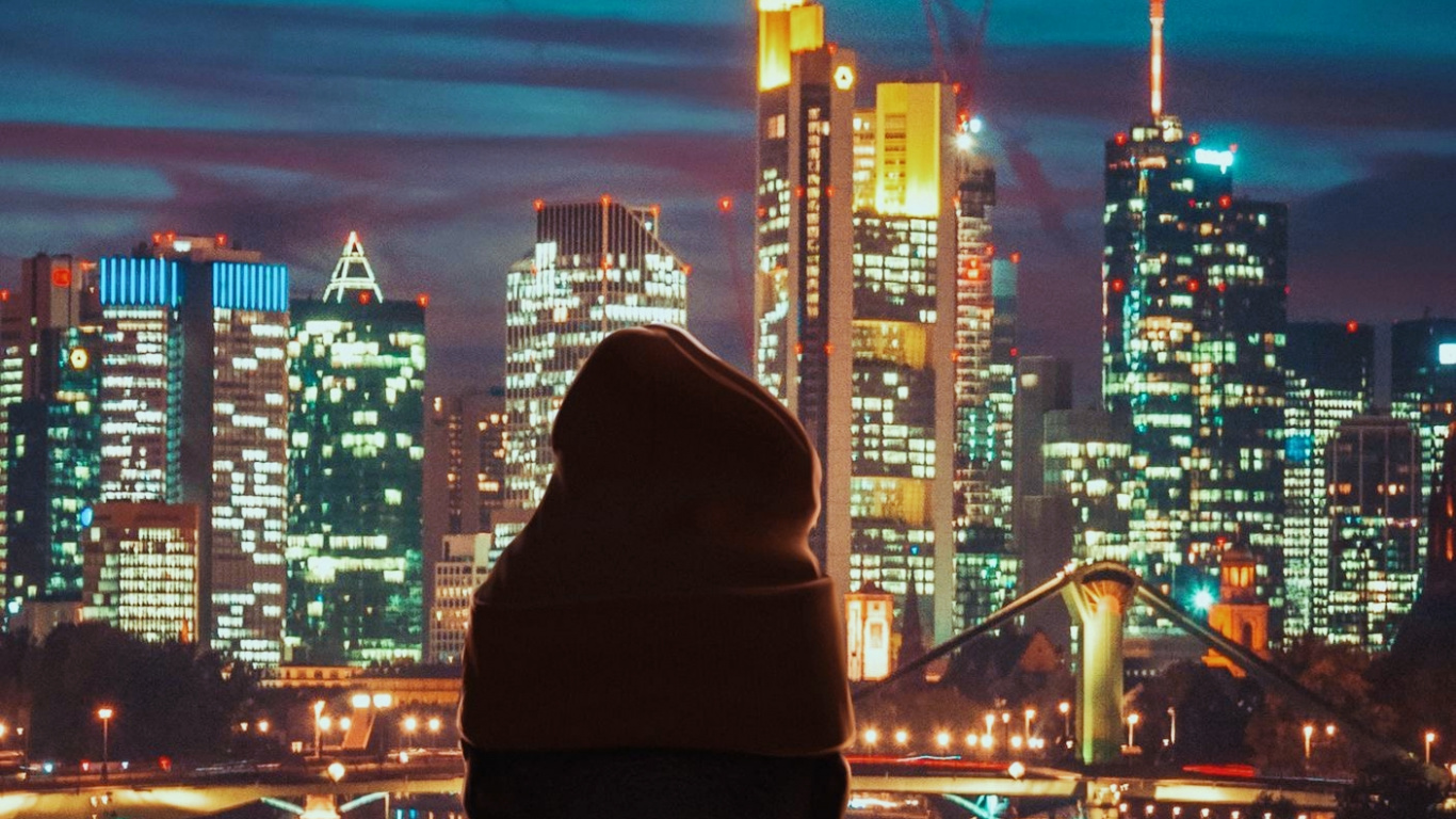 城市景观, 塔块 壁纸 1366x768 允许