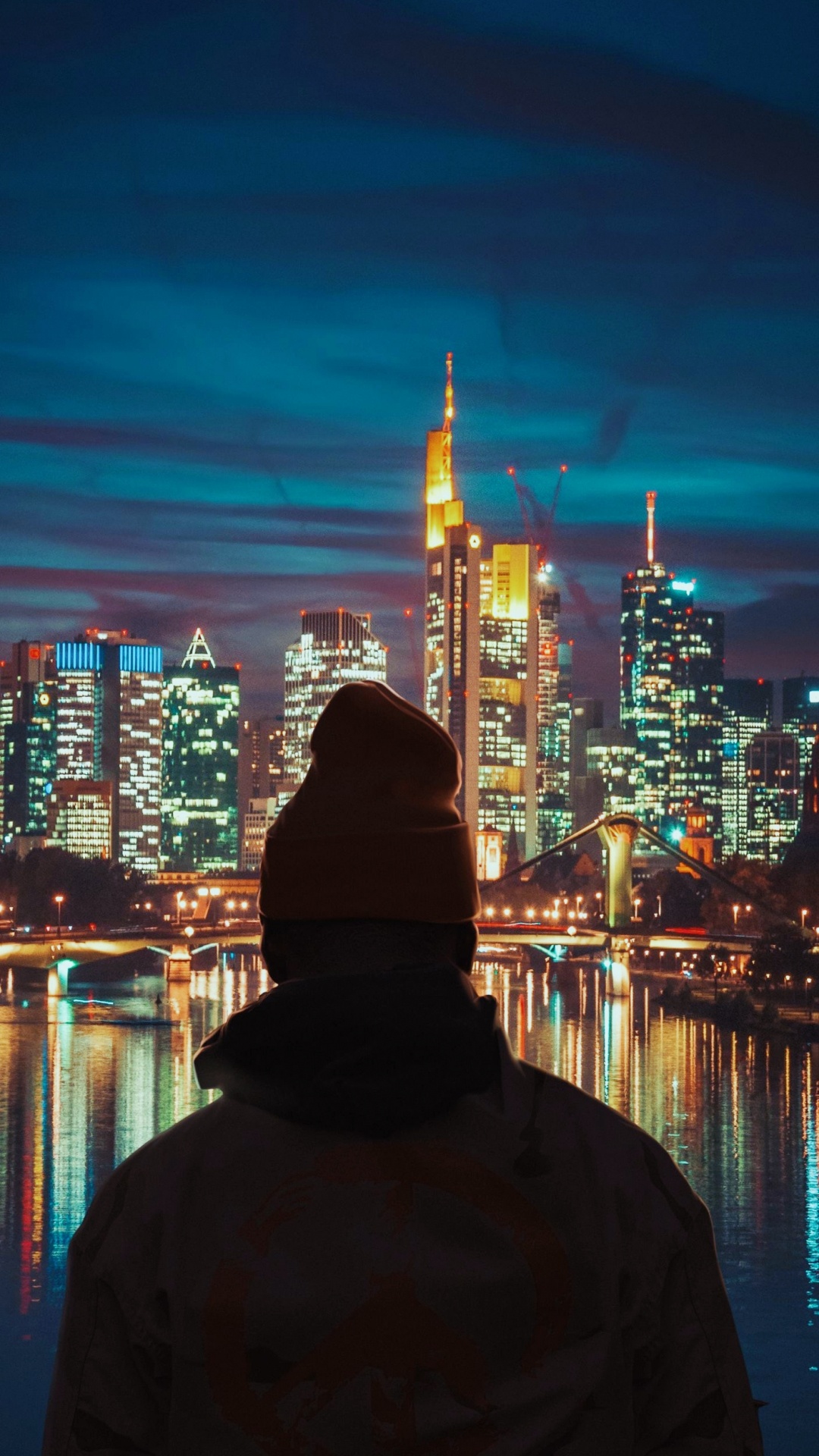 Paysage Urbain, Eau, Bâtiment, Gratte-ciel, Tour de Bloc. Wallpaper in 1080x1920 Resolution