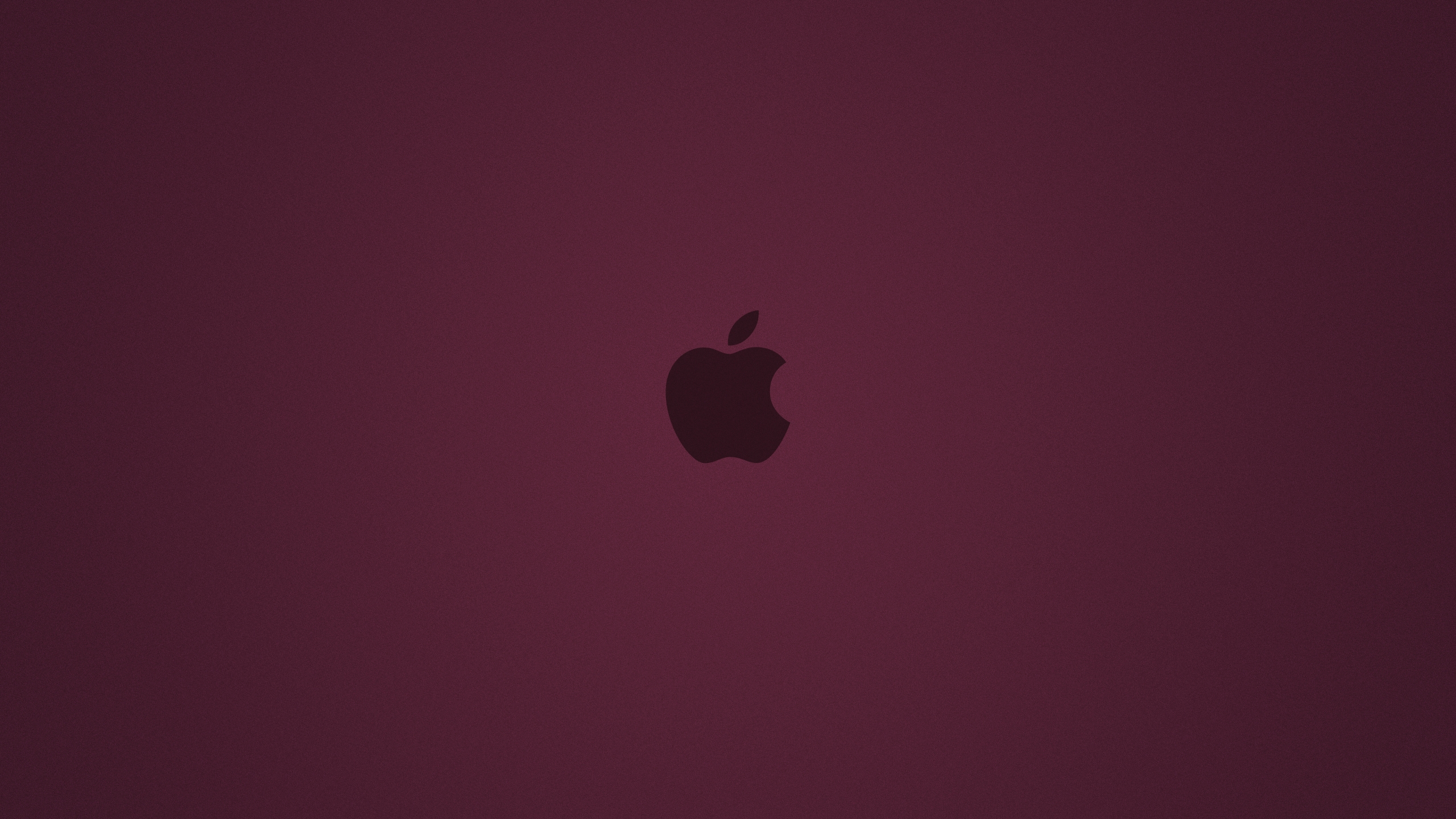 Logo Pomme Rouge Avec Fond Rouge. Wallpaper in 2560x1440 Resolution