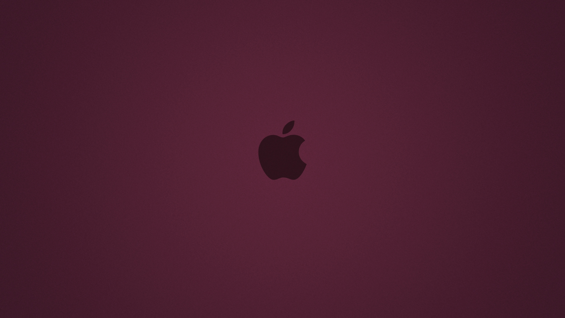 Rotes Apfellogo Mit Rotem Hintergrund. Wallpaper in 1920x1080 Resolution