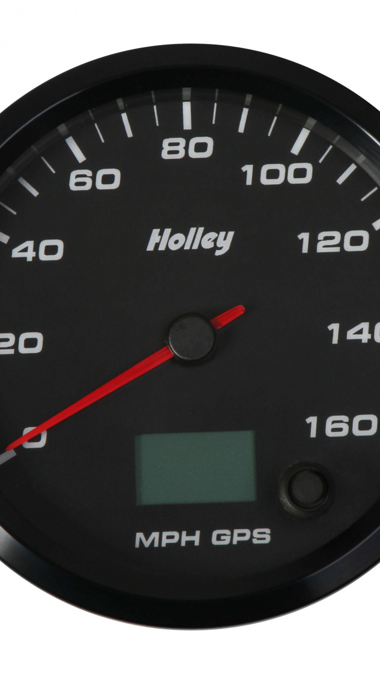 Compteur de Vitesse Noir à 0 km h. Wallpaper in 750x1334 Resolution